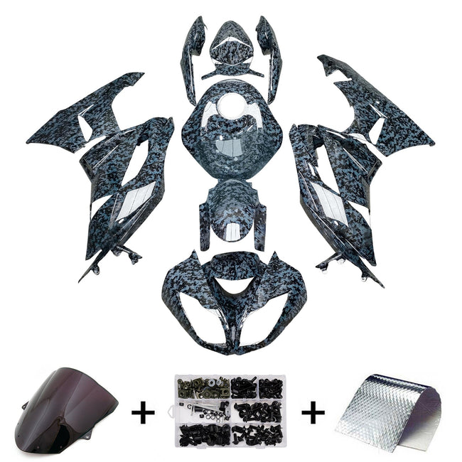 Injection Fairing Kit Bodywork Plastic ABS fit For Kawasaki ZX6R 636 2009-2012