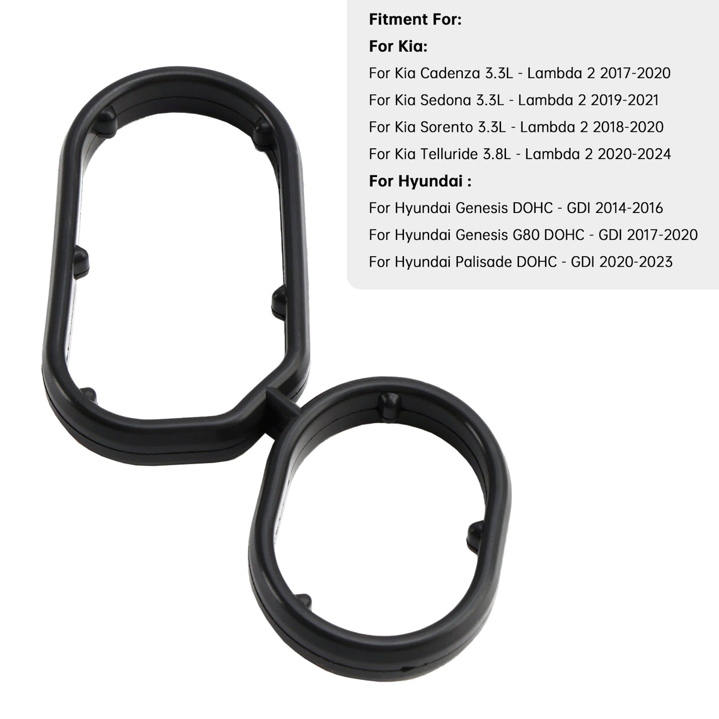 Engine Oil Filter Housing Gasket 26345-3LAA0 Fit Kia Sorento 3.3L 2018-2020