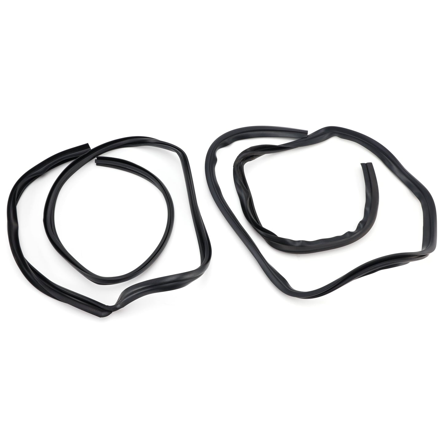 1983-1987 For Toyota AE86 Corolla 2-Door 2PCS Front Roof Side Rail Weatherstrip