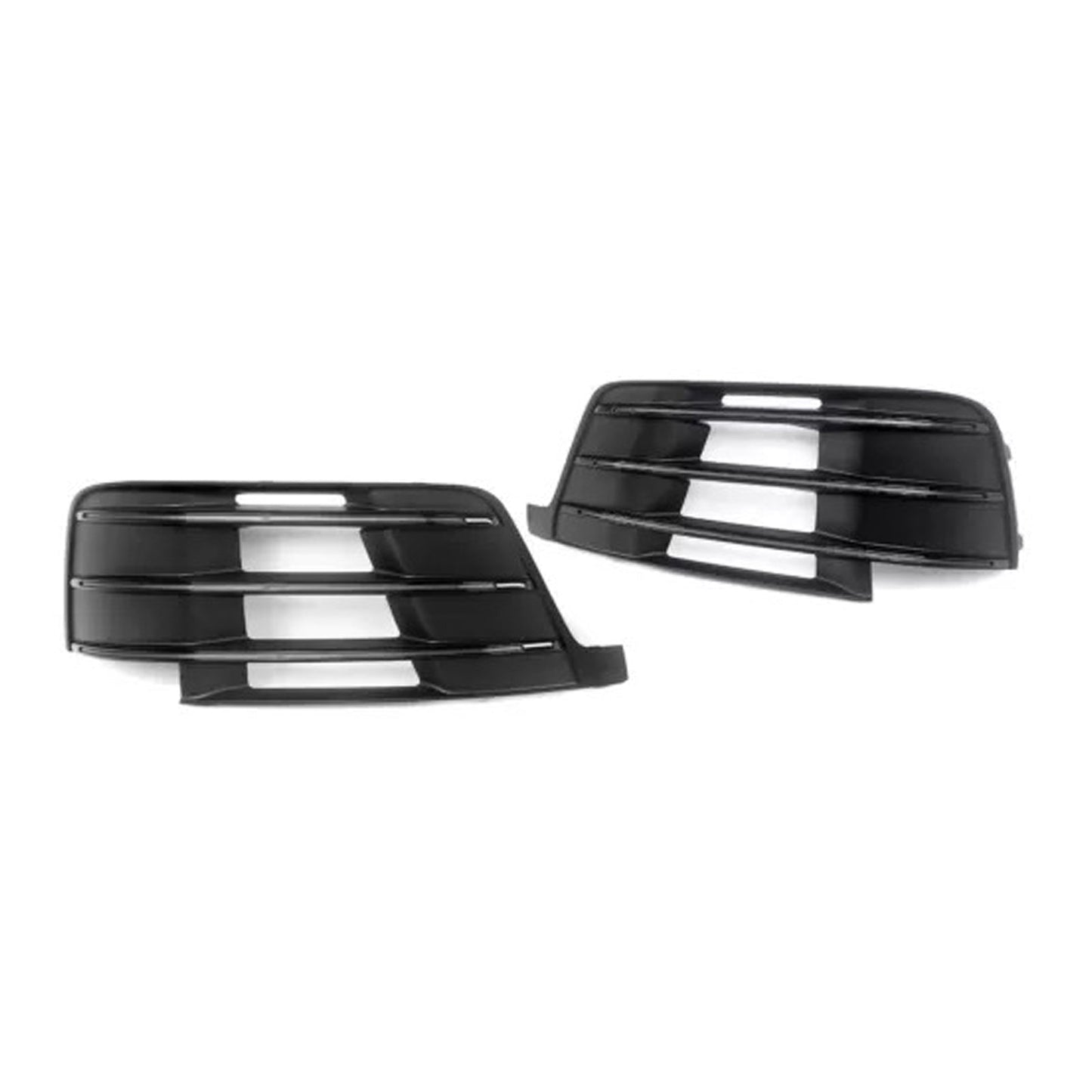 2016-2019 Audi Q7 S-Line 2X Original Car Front Bumper Fog Light Grilles 4M0807681D 4M0807682D