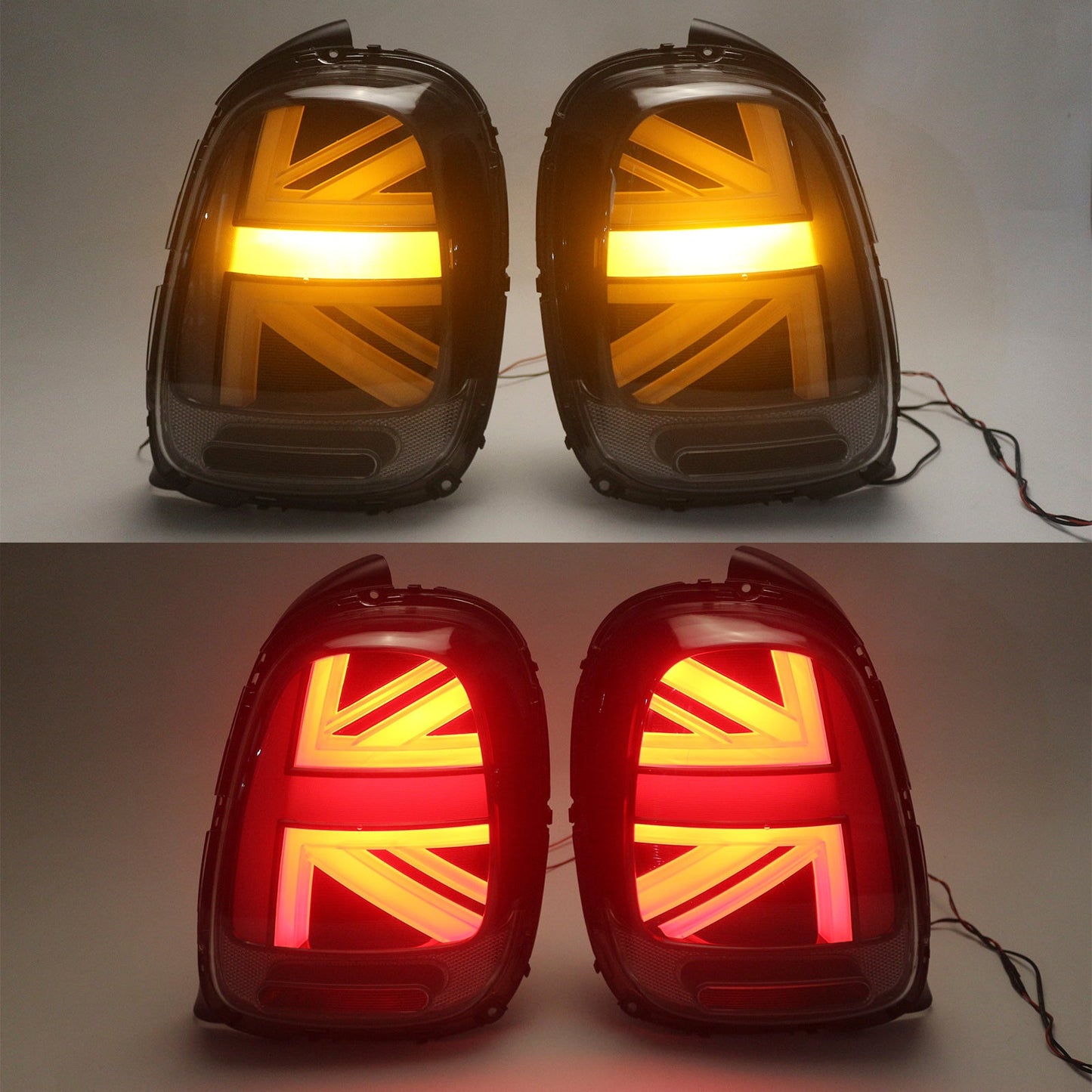 L&R LED Tail lights Lamps For Mini Cooper F55 F56 F57 2014-2023 Smoked