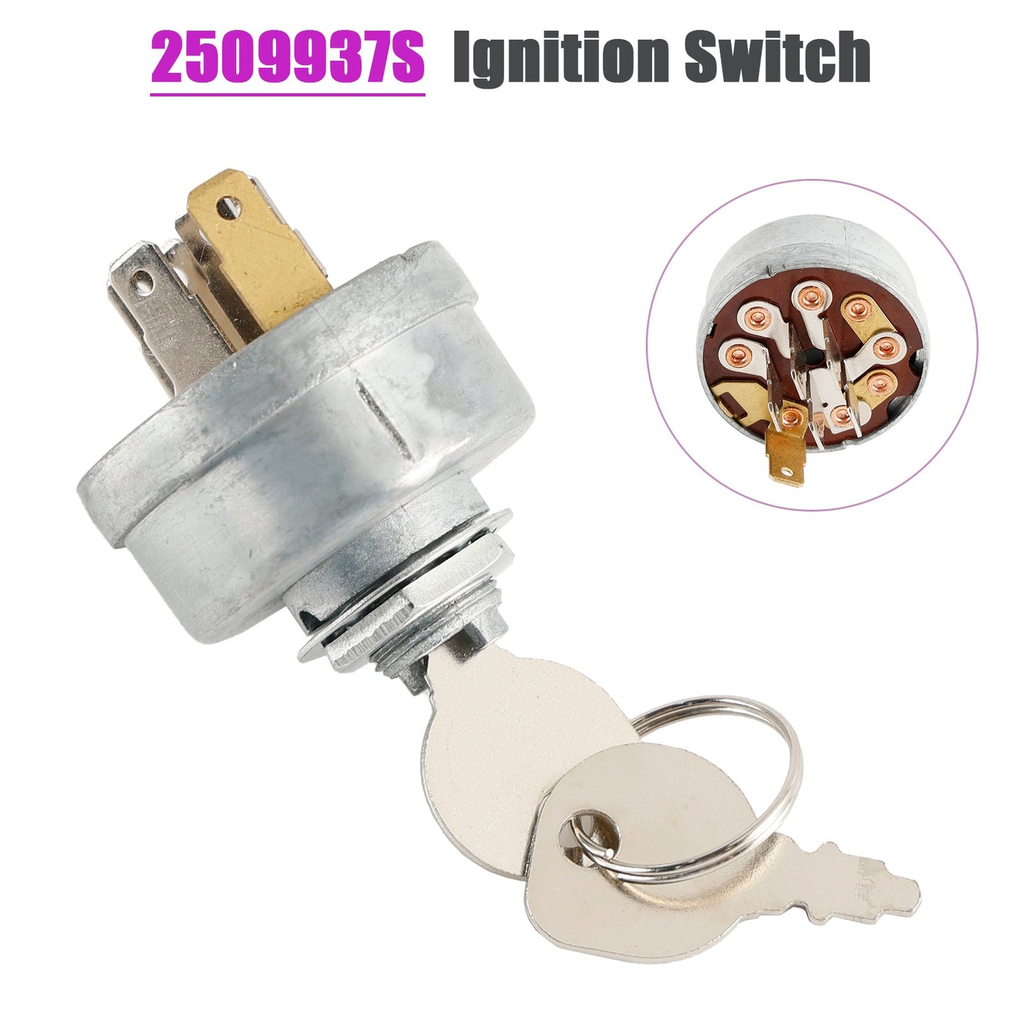 25 099 37-S 2509937S Mowers Ignition Switch for Kohler 25 099 32-S 2509932S