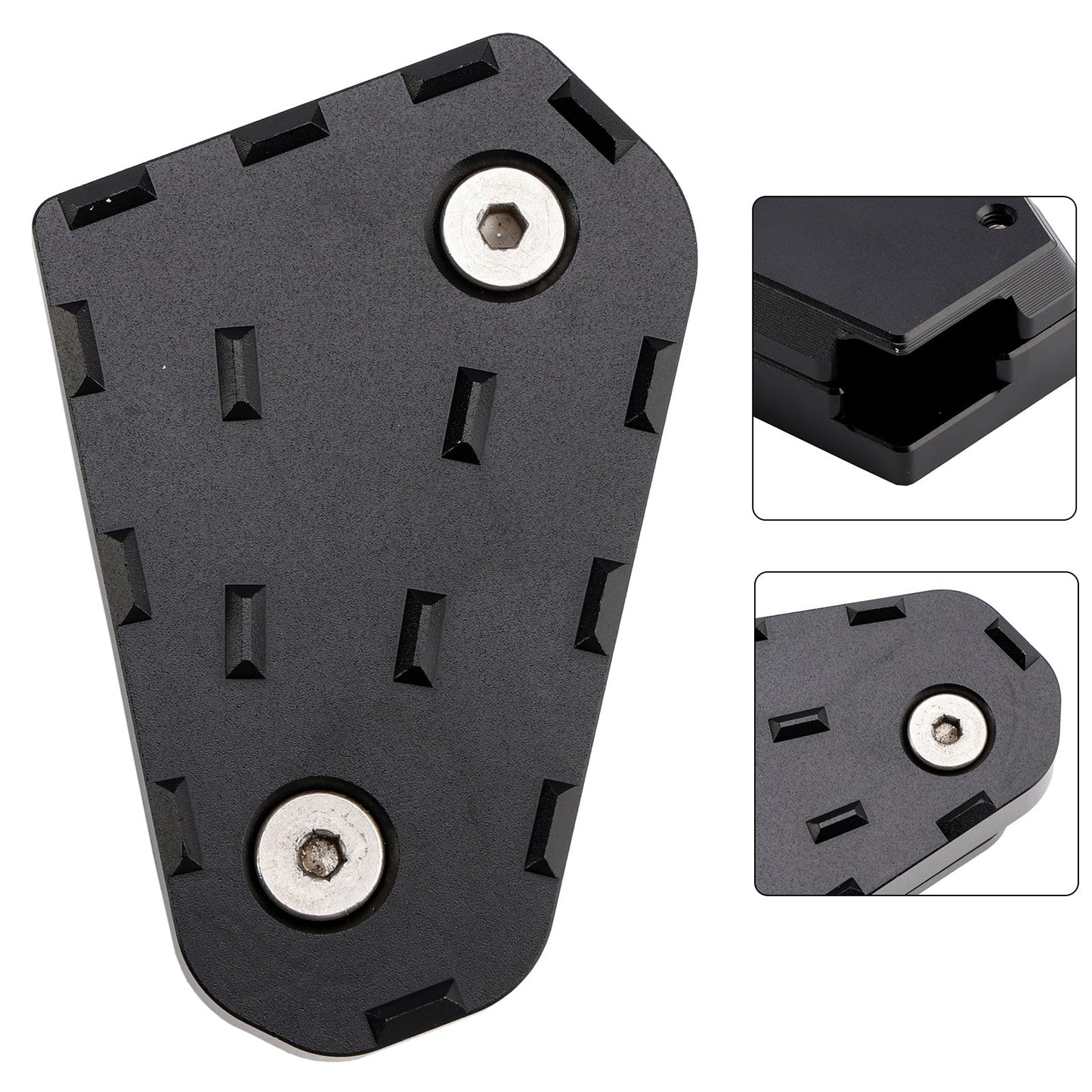 Cnc Brake Pedal Extension Peg Enlarger Pad For Multistrada 950 1200 1260 Silver