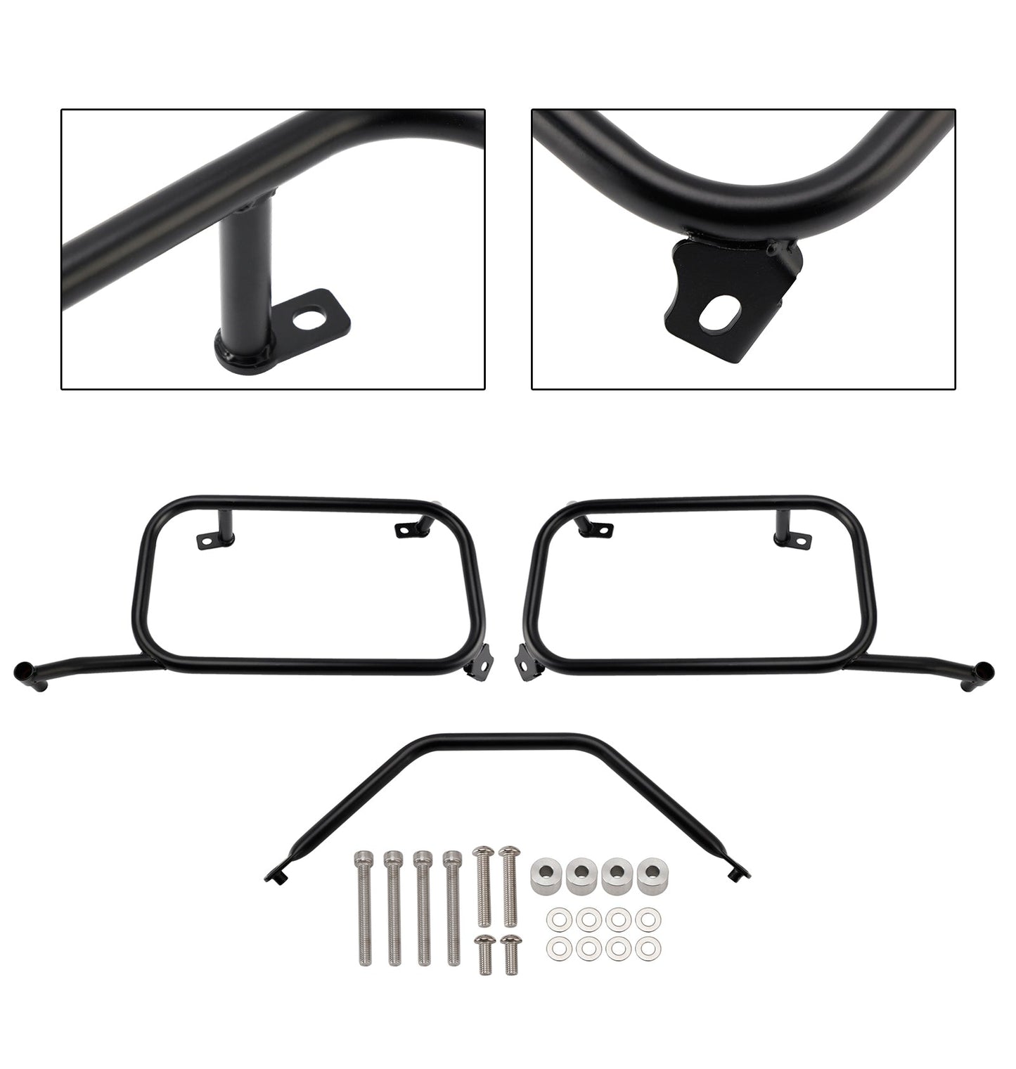 2024-2025 Tiger 1200 Side Saddle Bag Mounting Bracket Black Left&Right