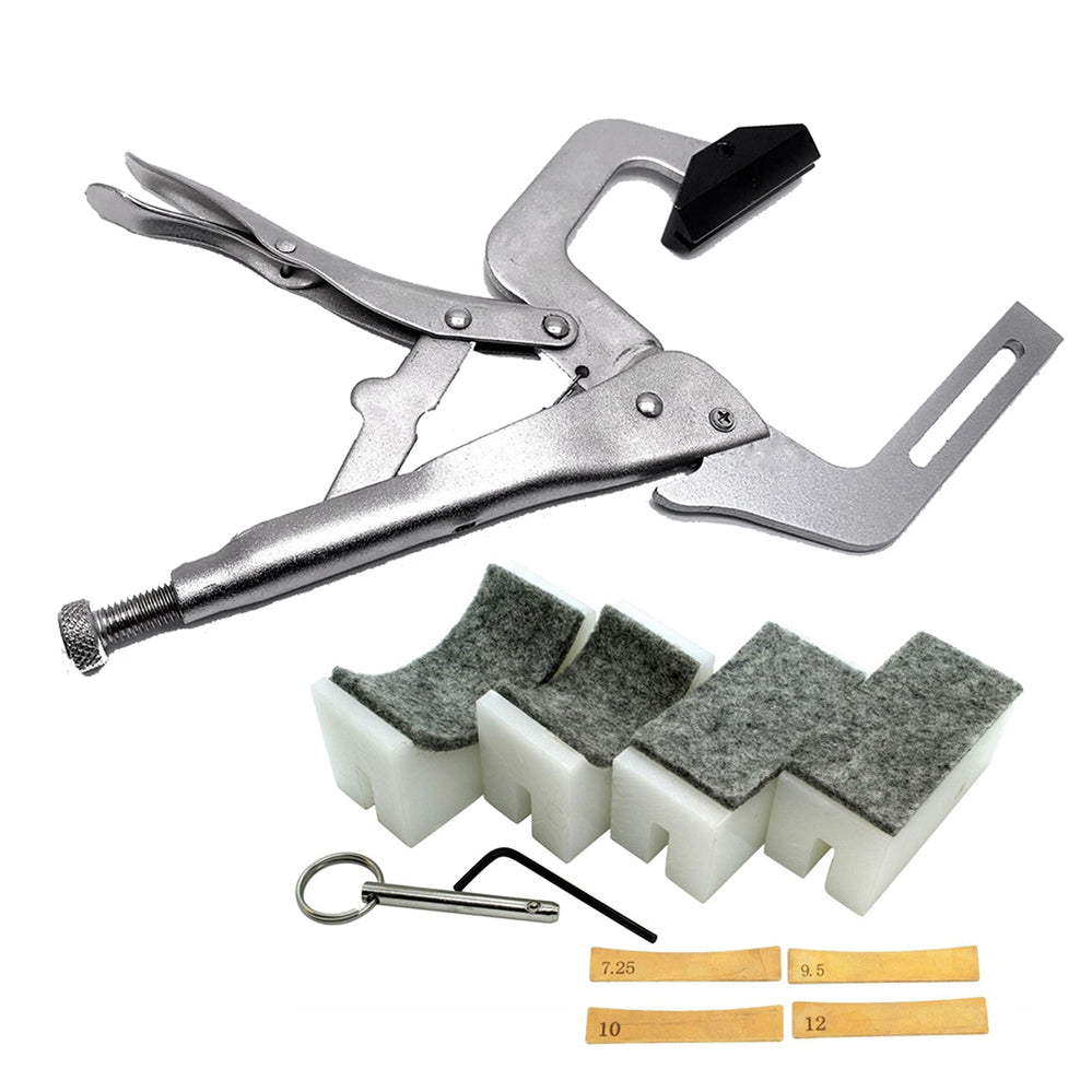 Handheld Guitar Fret Press Clamp With 4 Padded Neck Presses Guitar Repair Tool