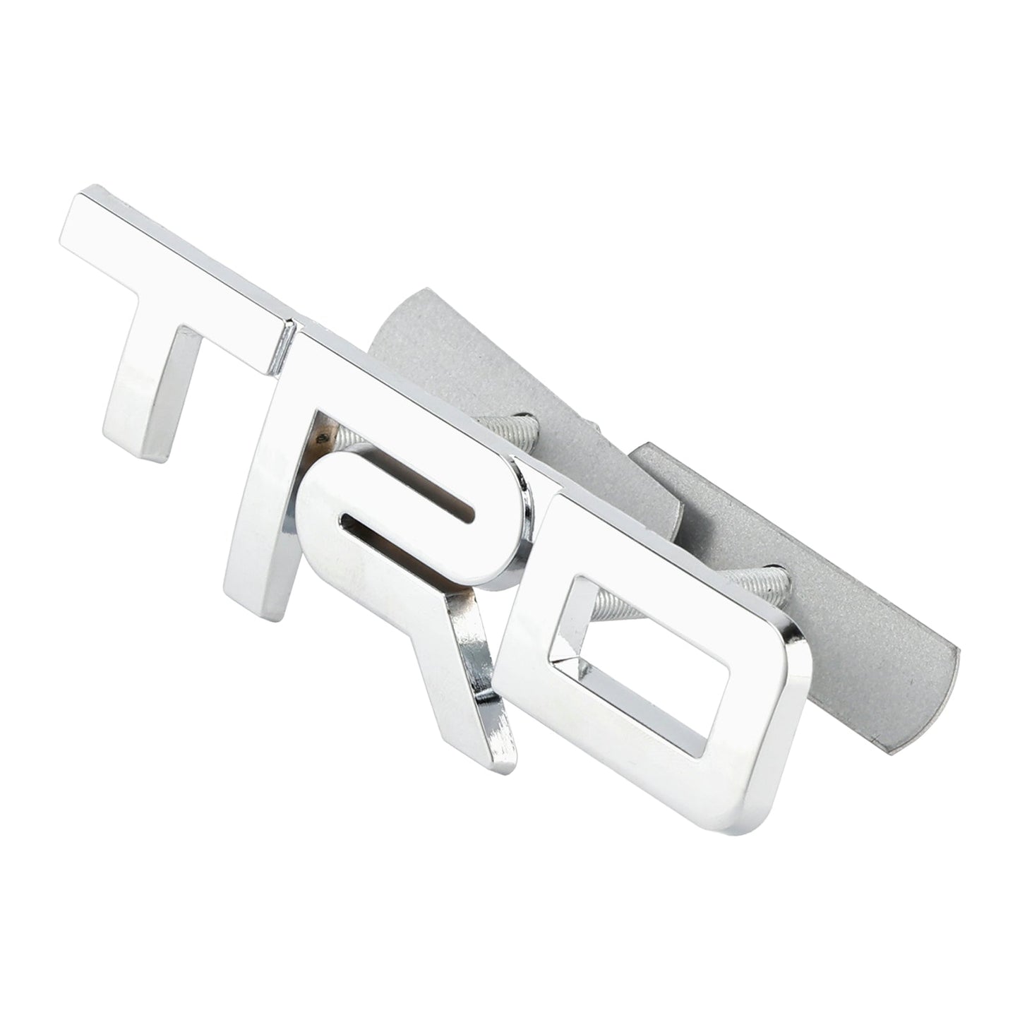 Silver TRD Grille Badge Emblem for Tacoma Tundra 4Runner