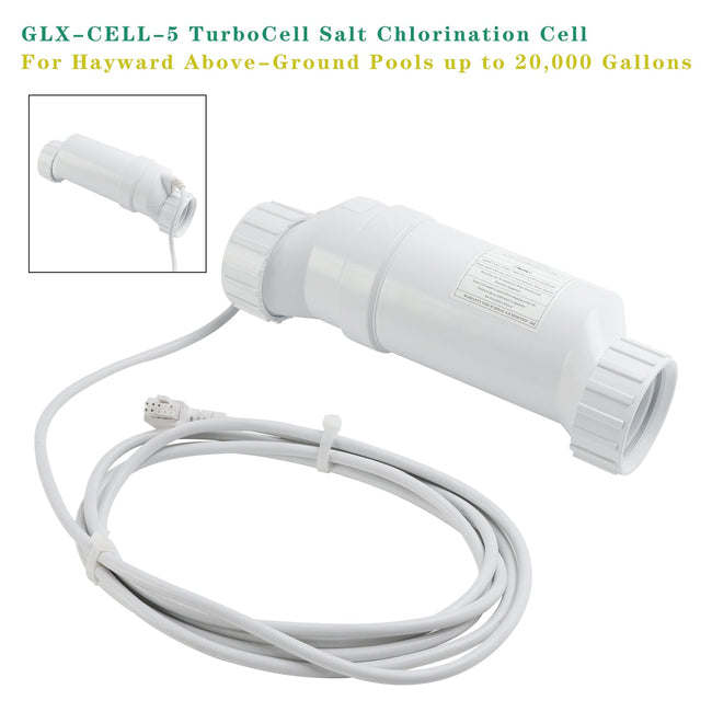 GLX-CELL-5 TurboCell Salt Chlorination Cell For Hayward Pool up to 20000 Gallons