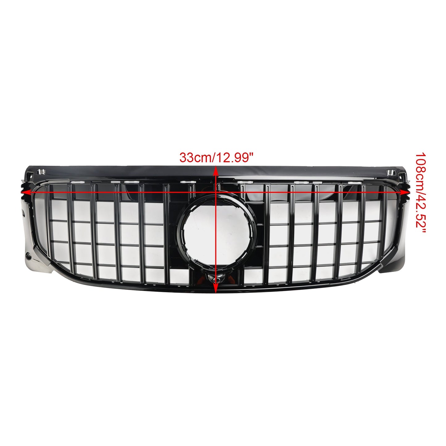 2020-2023 Mercedes Benz GLB X247 Gloss Black Front Bumper Grille Grill