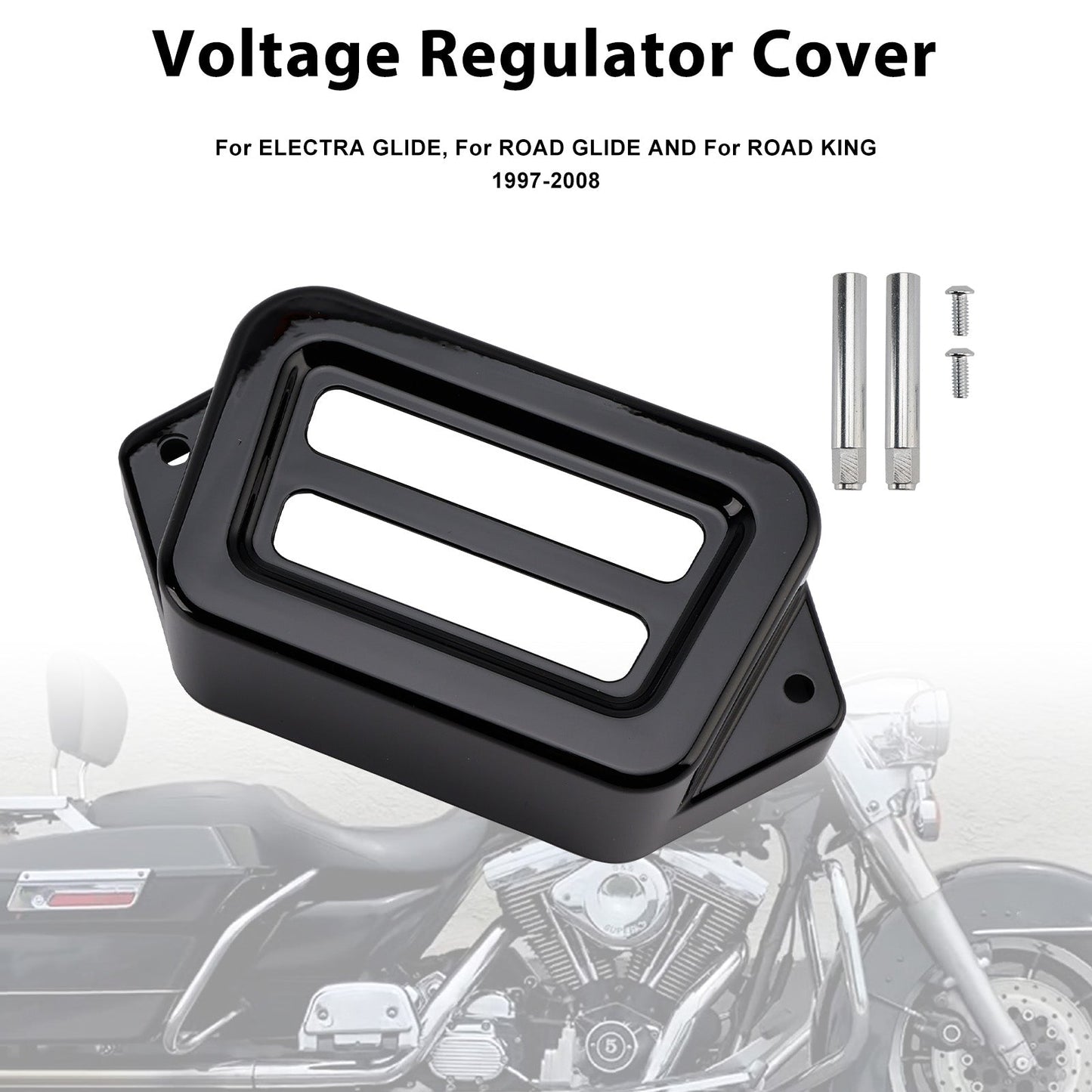 Voltage Regulator Cover For Road King Electra Street Road Glide 1997-2008