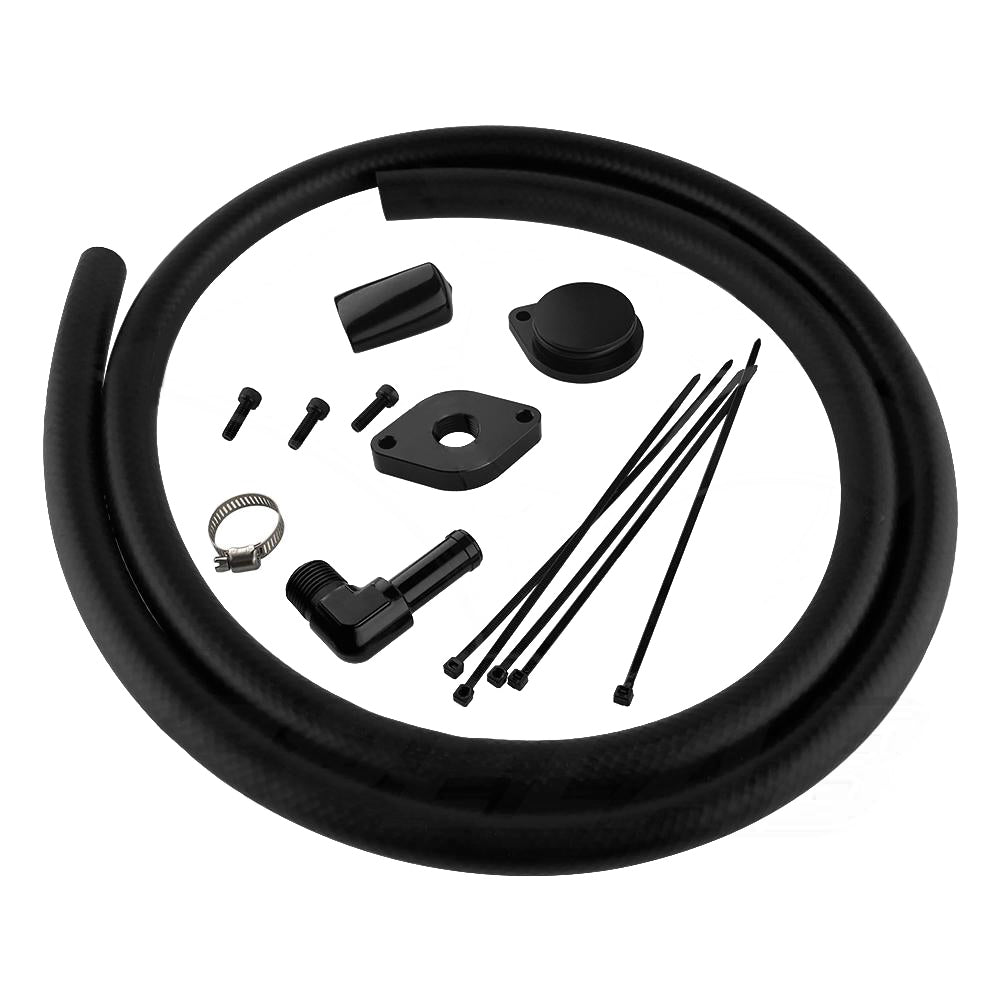 CCV Reroute Kit + CCV Baffle Internal Catch Can for Ford 6.7L Powerstroke 201l-2024