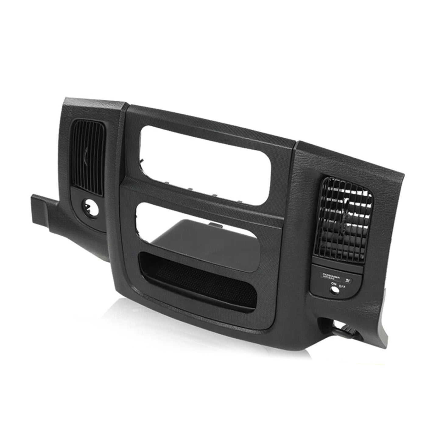 Center Dash Radio Trim Air Vent Bezel Panel Black Fit For Dodge Ram 2002-2005