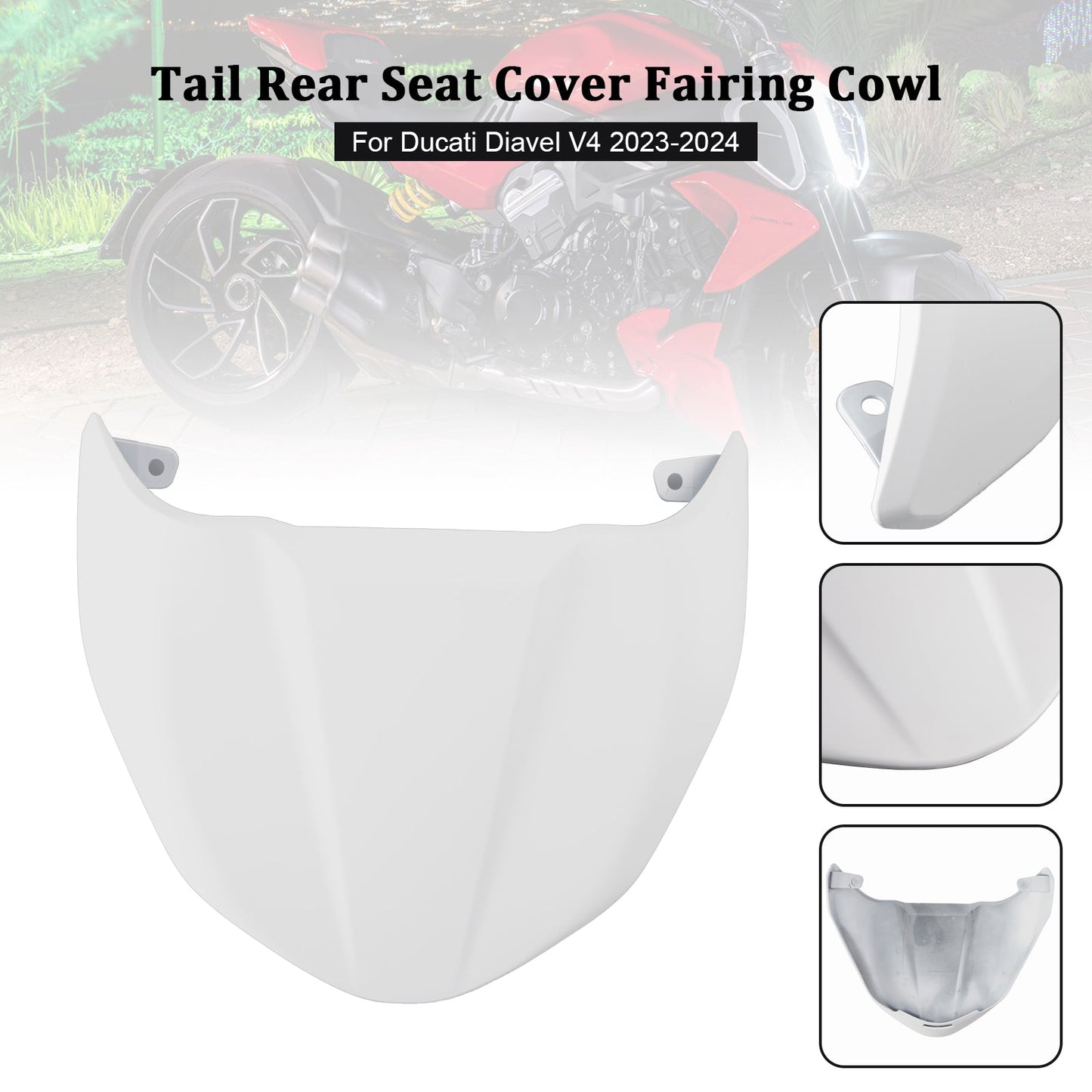 Tail Rear Seat Cover Fairing Cowl For Ducati Diavel V4 2023-2024