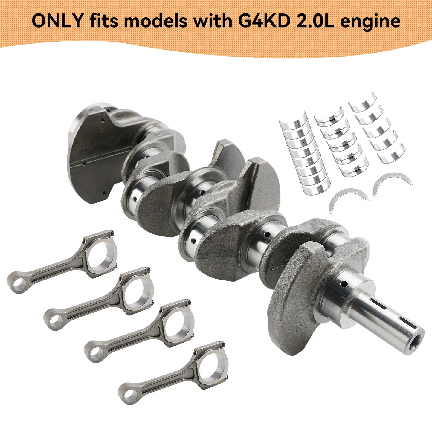 2005-2010 Kia Sportage G4KD 2.0L Engine Rebuild Kit-Crankshaft Con Rod Bearing Kit 23111-2G010