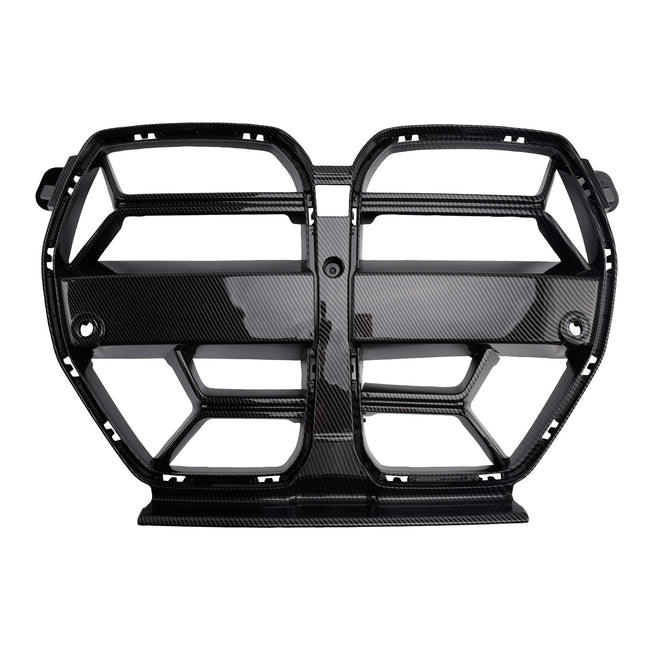 CSL Style Front Bumper Grill Grille Fit BMW M3 G80 M4 G82 2021-2026 Gloss Black