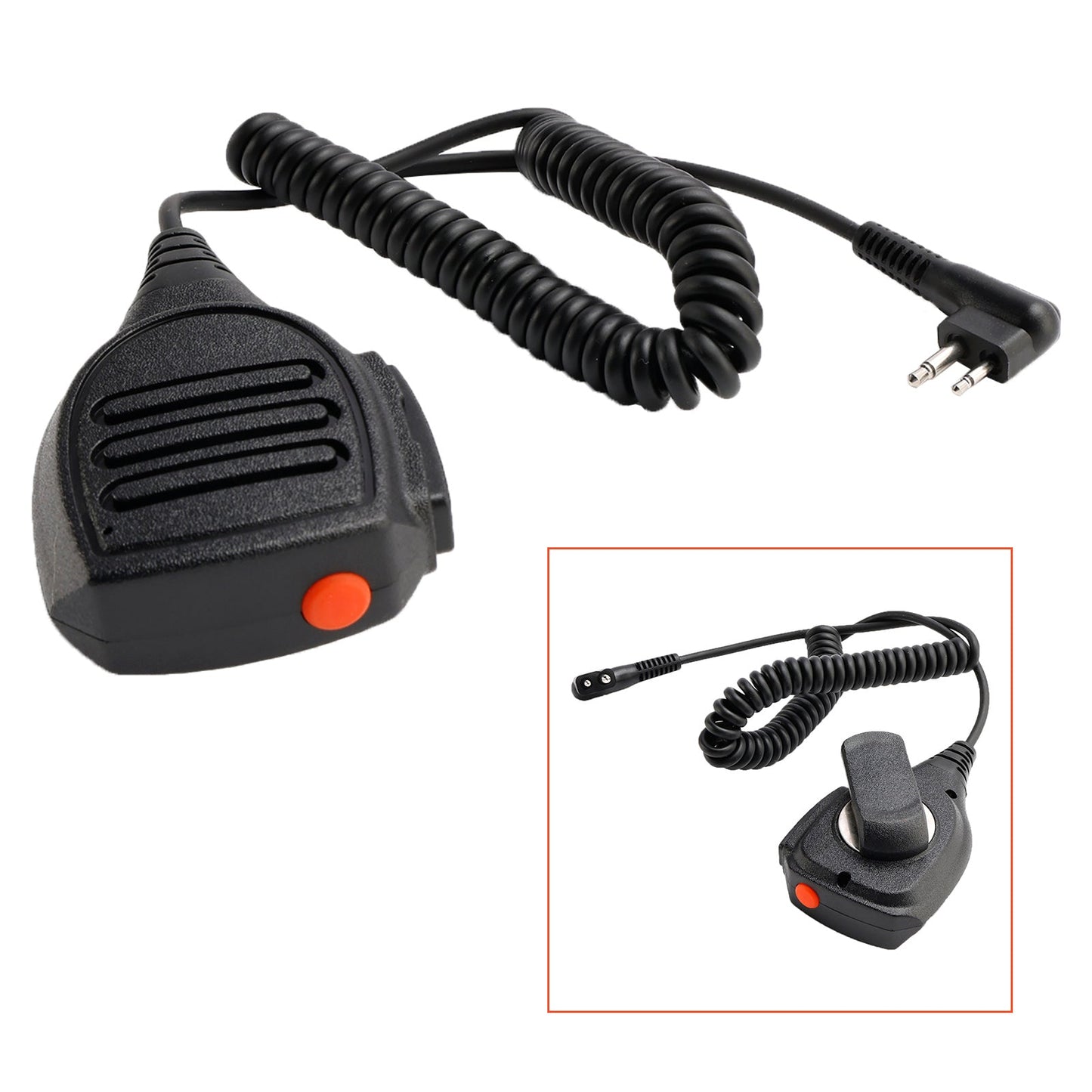 M-SM1602 Dual PTT Microphone Speaker For GP300 CP100 SP50+ Z418 P110 V468 EP350