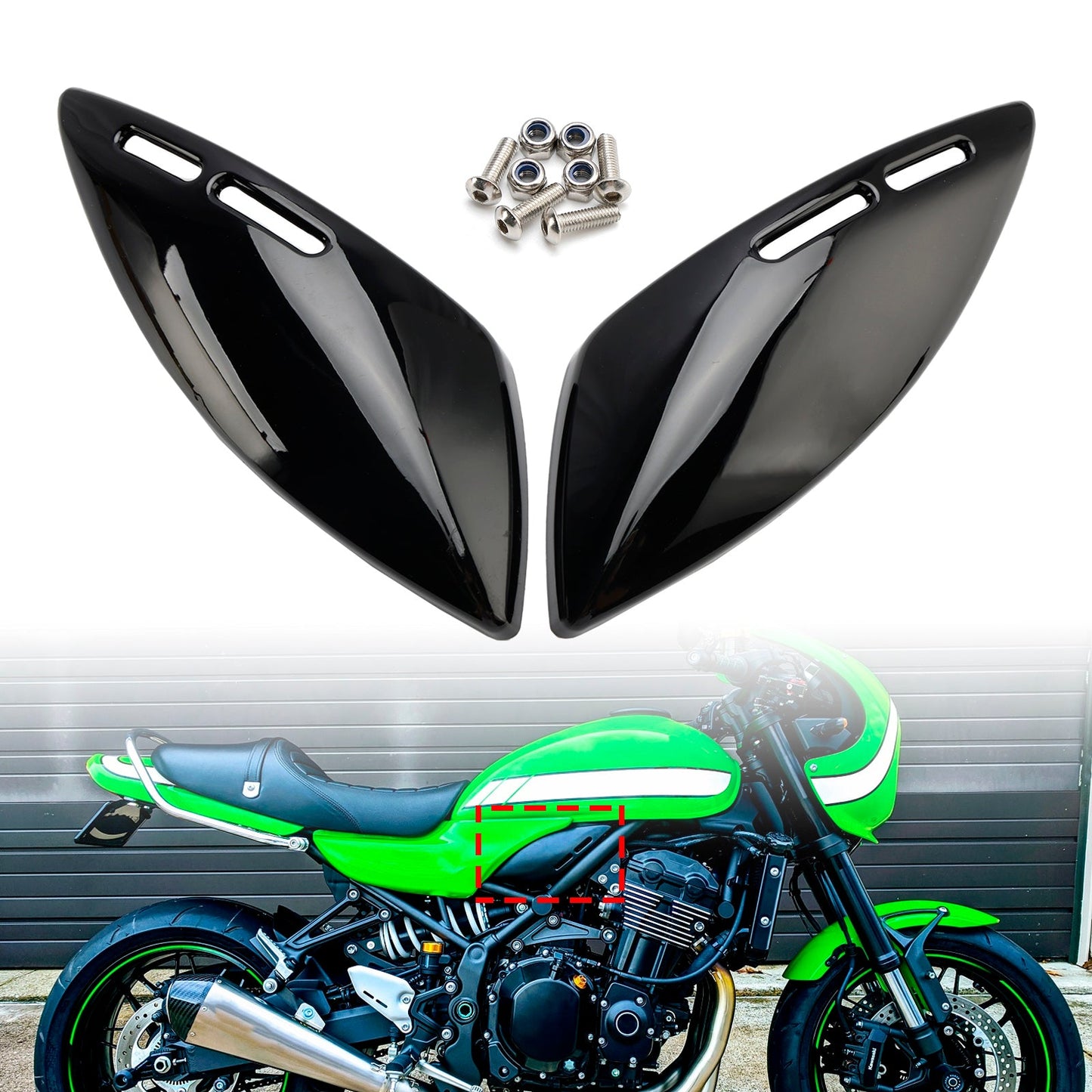 2018-2024 Kawasaki Z900RS Gas Tank Side Cover Panel Fairing Cowl
