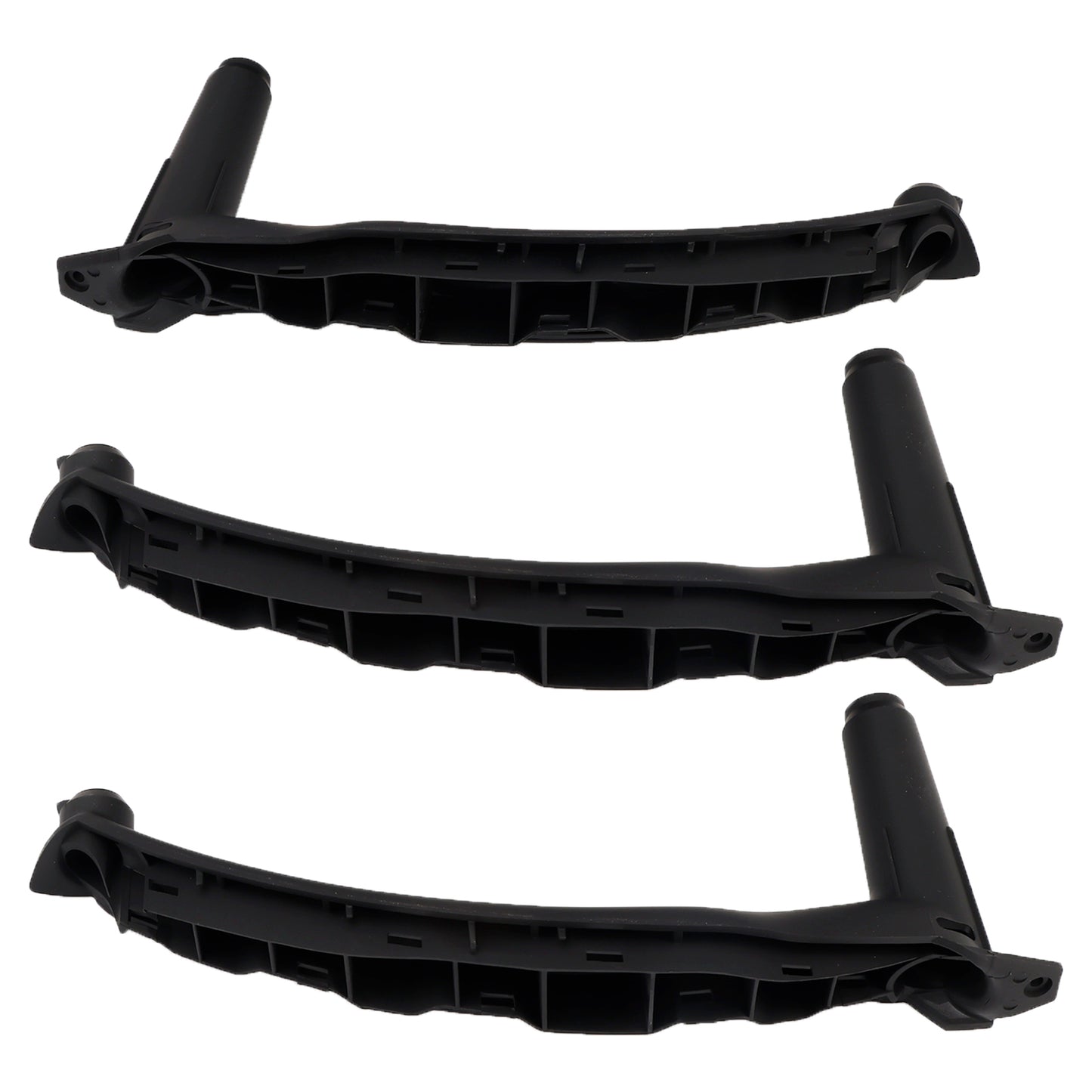 3pcs RHD Inner Door Panel Handle Pull Trim Cover For BMW E70 X5 E71 X6 07-14
