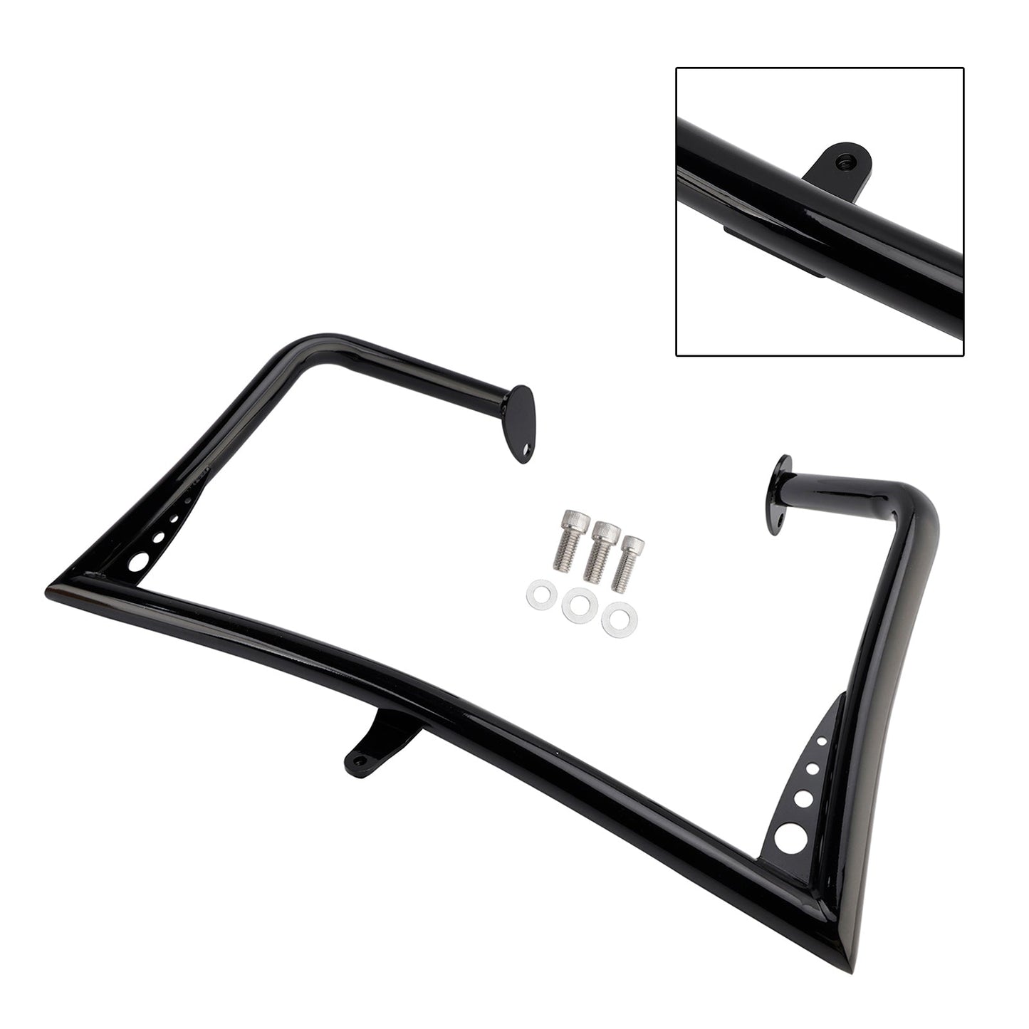 Engine Guard Crash Bar Frame Protector Bumper For Touring Glide 2009-2023 Chrome