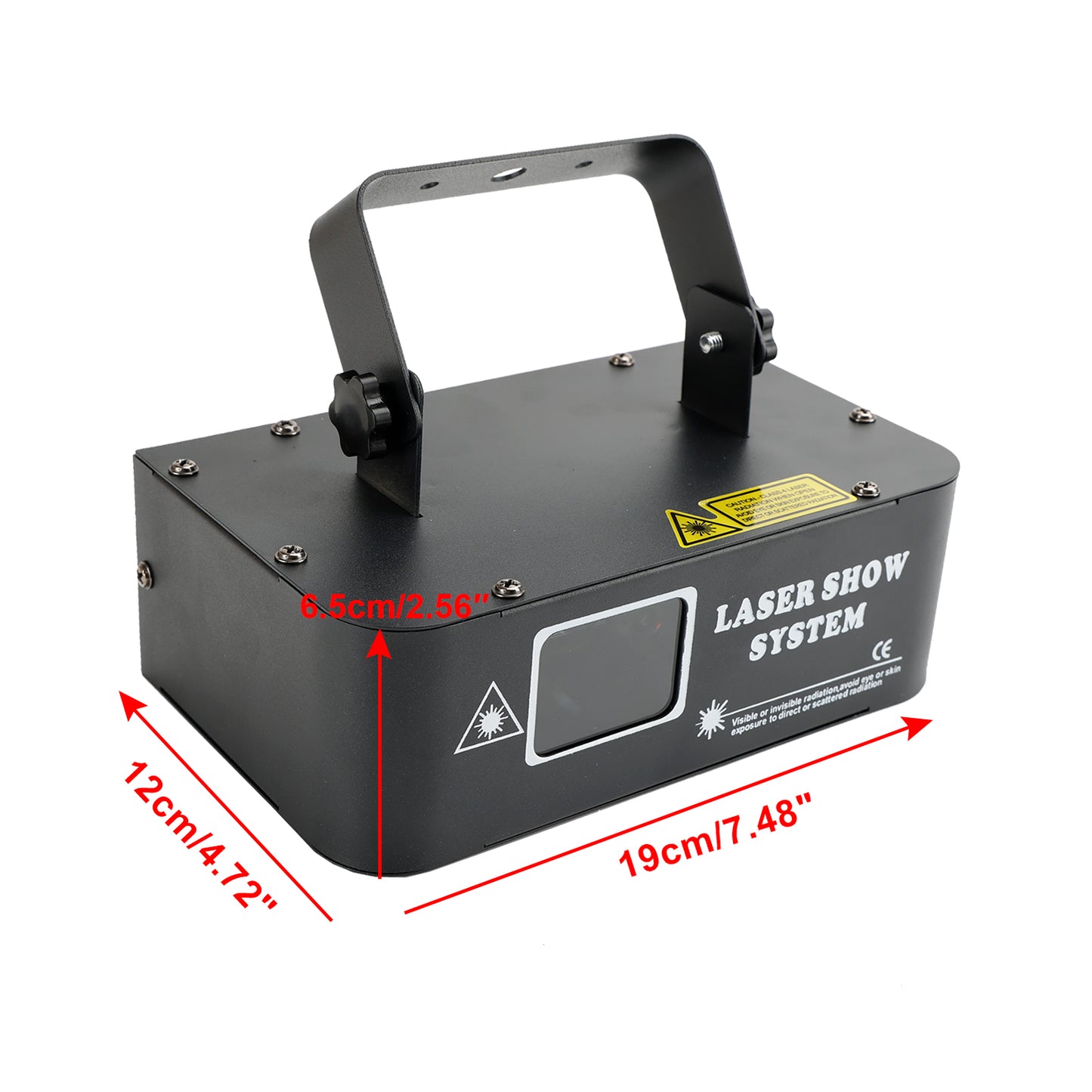 500mW RGB Laser Beam Projector Light DMX Scan Disco Party Show Stage Lighting