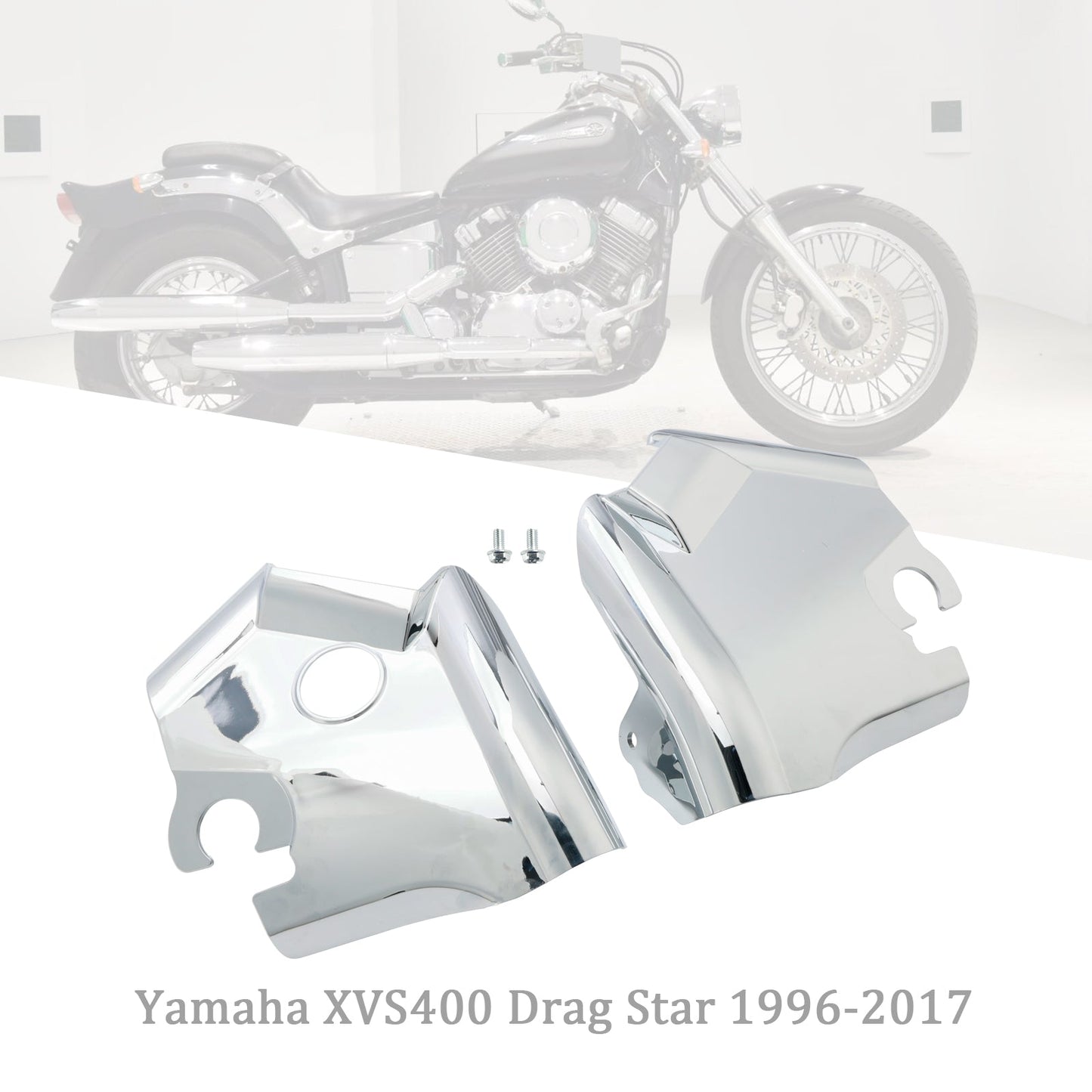 1997-2003 Yamaha XVS650 Drag Star V-Star 650 Custom Classic Yamaha XVS400 Drag Star Fork Frame Neck Cover