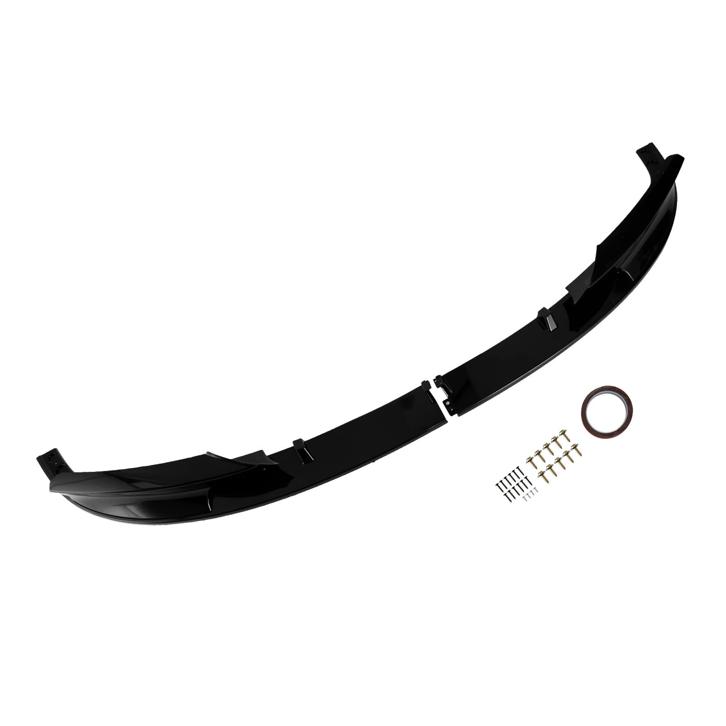 Gloss Black Front Bumper Spoiler Lip Fit BMW 3 Series F30 2012-2018 M Sport