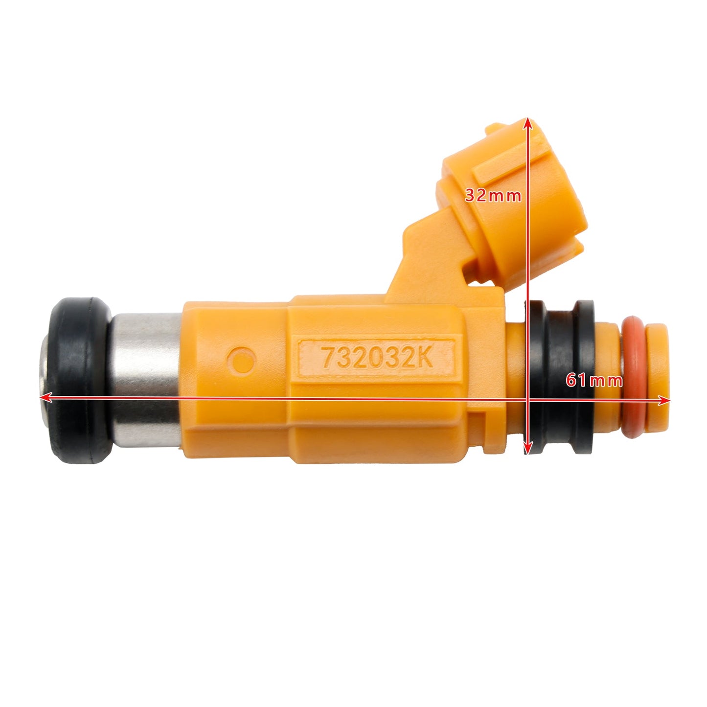 4PCS Fuel Injectors For Yamaha FJR1300 Road Star Warrior XV1700 5FL-13761-00-00