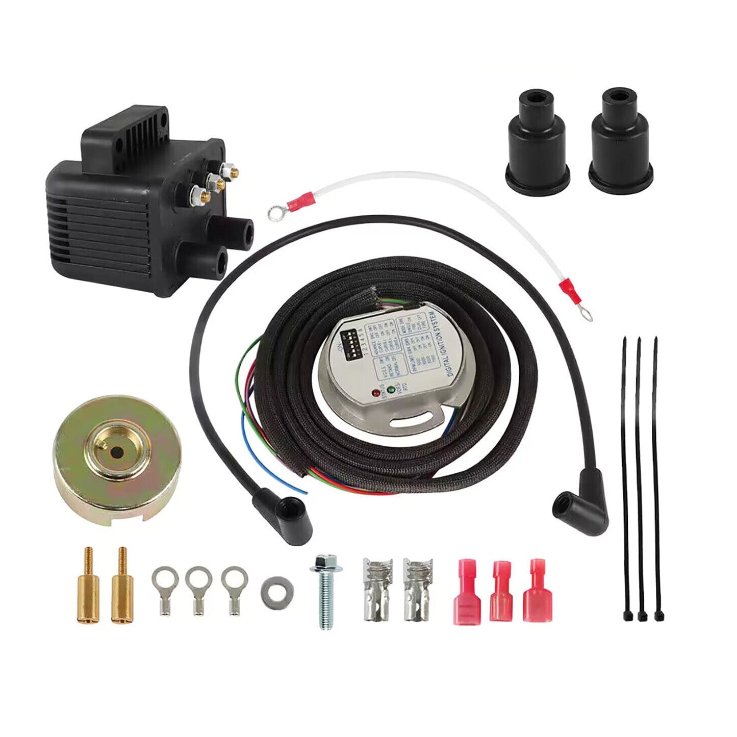 Double Fire Electronic Ignition Kit fit for Big Twin Models 1970-1999