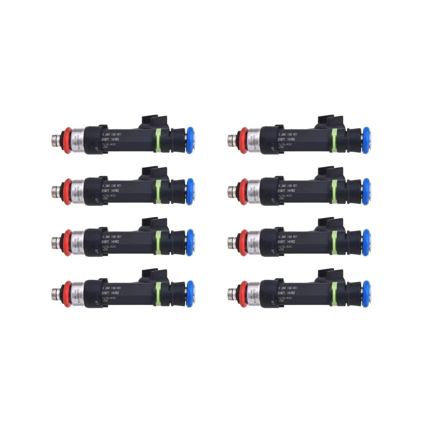 8Pcs Fuel Injector For Ford E-150 E-250 5.4L V8 2004-2009 0280158001