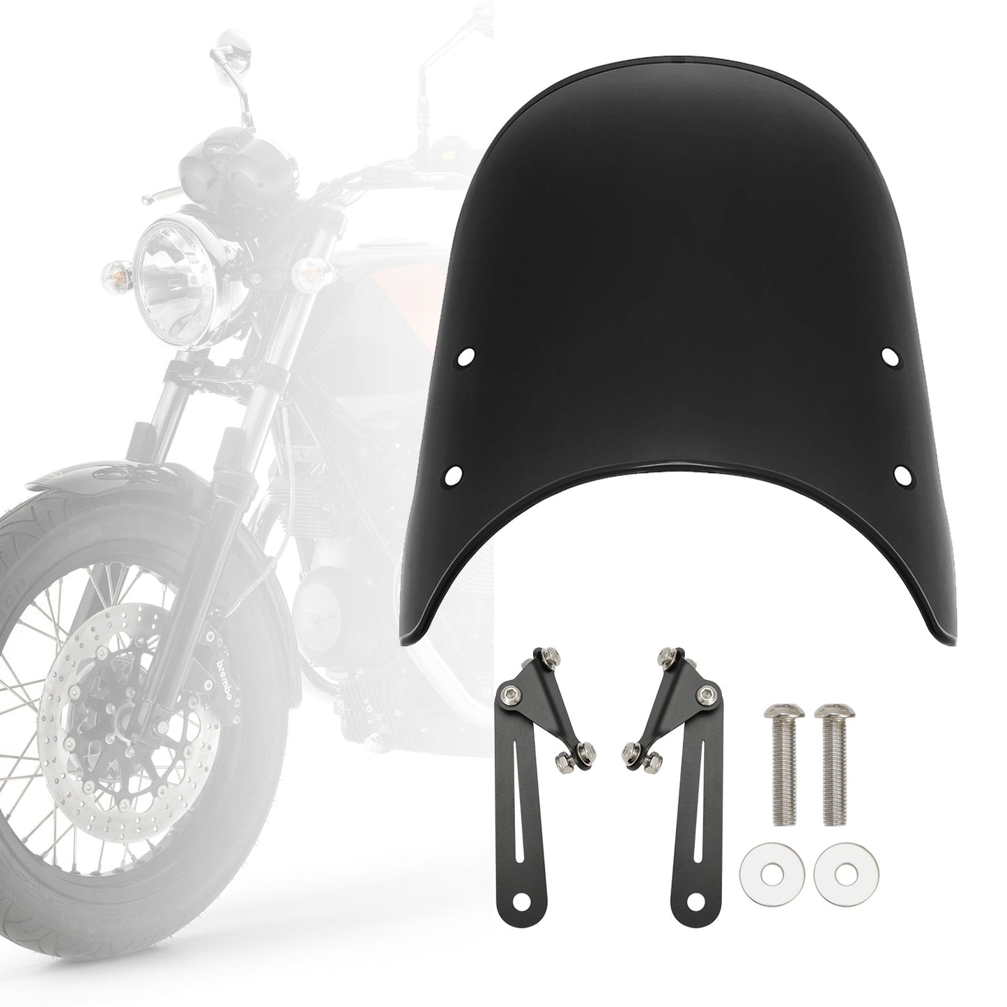 Windshield WindScreen fit for Scrambler 1200 XC XE 19-23 Street Twin 900 16-23