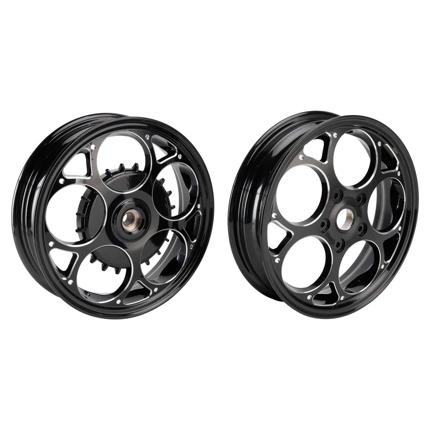 2013-2016 Vespa Primavera i.e. 3V / Touring 150 4T AC 3.0x12" Front + Rear Tubeless Wheel Rim Set