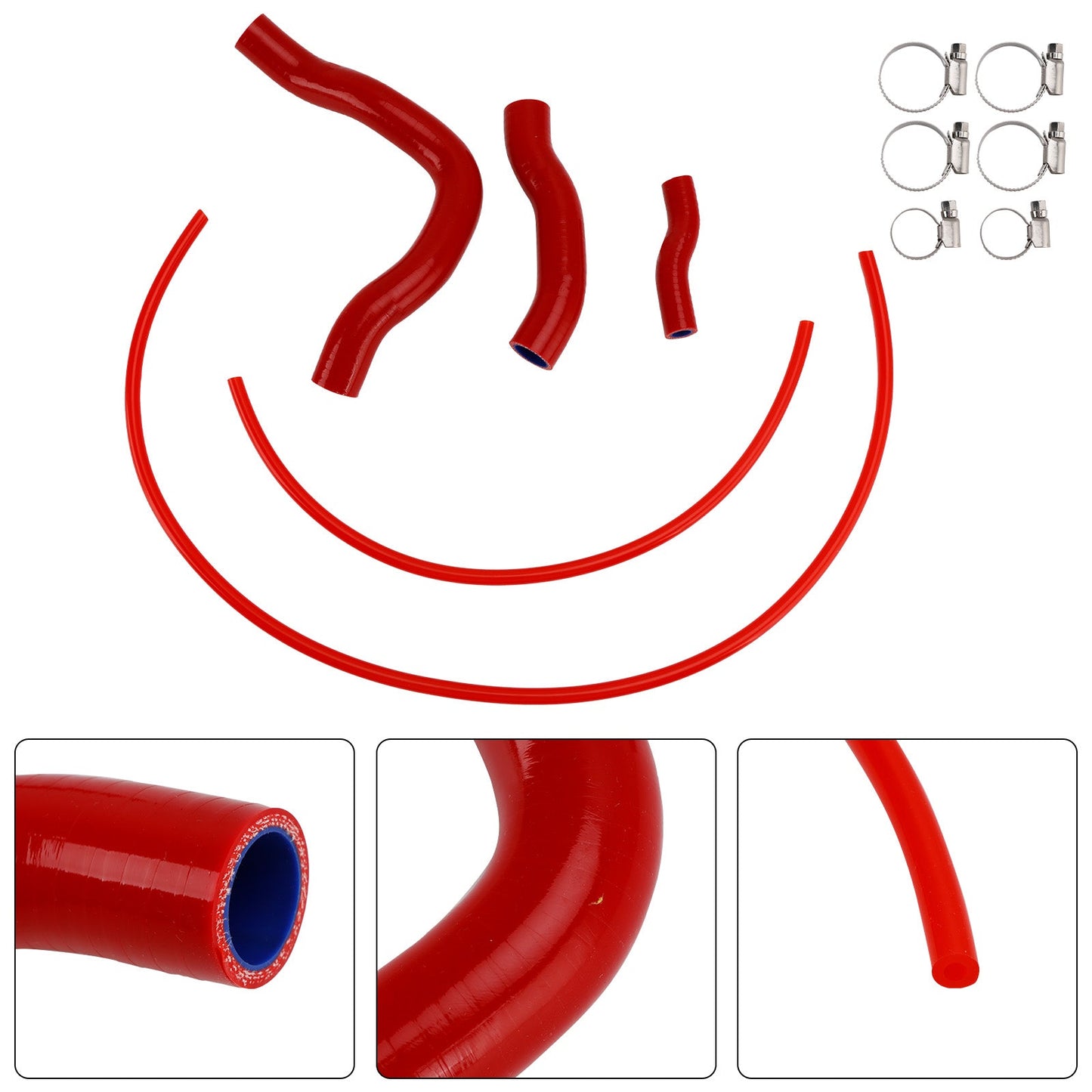2023-2025 Honda XL750 Transalp Silicone Radiator coolant Hose Kit