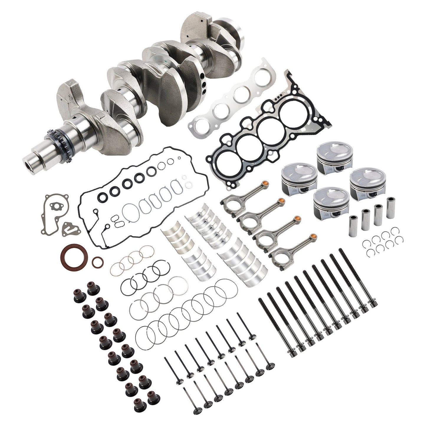 G4NC Engine Rebuild Overhaul Kit For Hyundai Tucson Kia Soul 12-19 Forte 2.0L