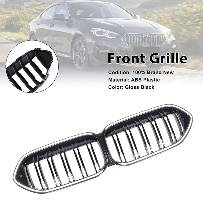 2020-2023 Fit BMW 2 Series F44 Coupe Gloss Black Front Bumper Grille Grill
