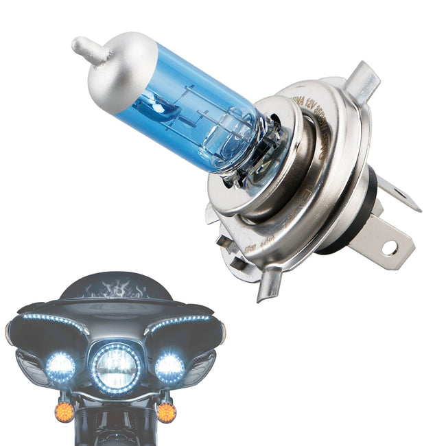 Motorcycle Lamp Cool Blue Mega HS1 64185CBM PX43T 12V 35/35W 4300K For OSRAM