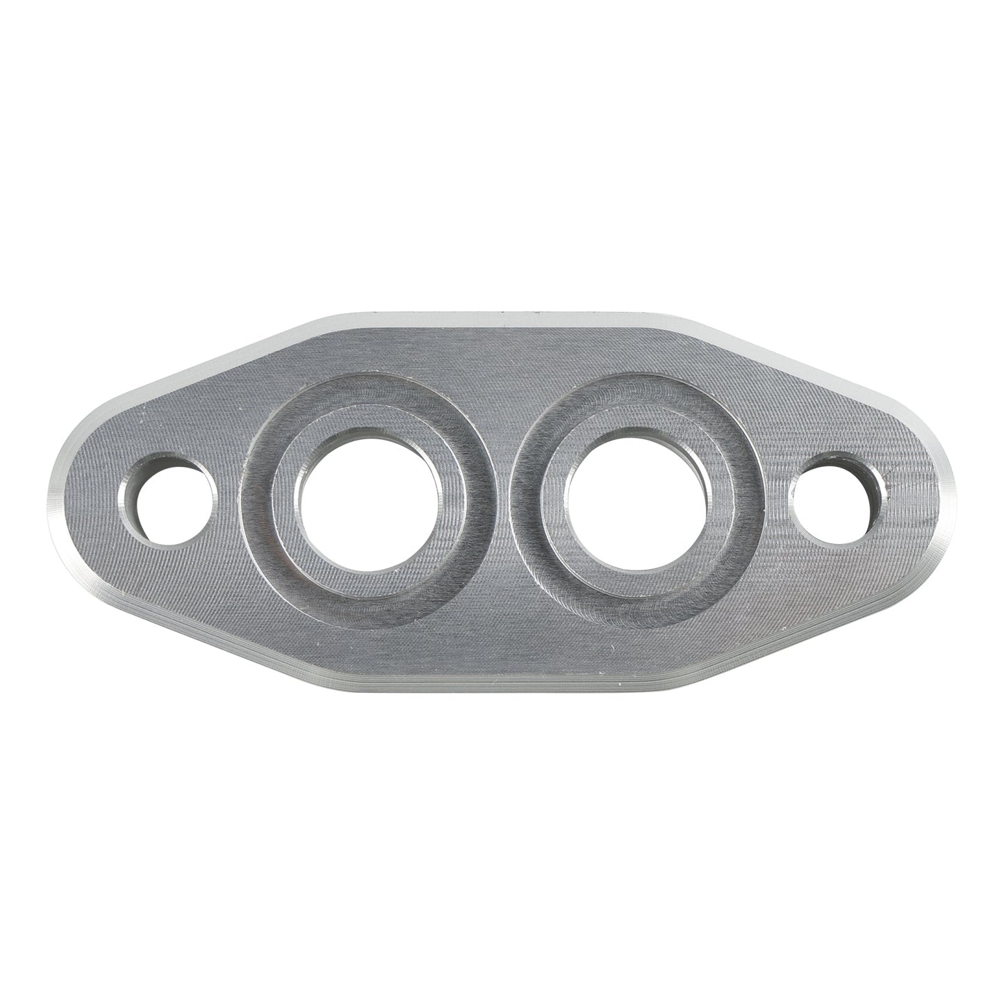 2 Pack Oil Cooler Adapter -6AN ORB Oring In/Out Port Plate LS1 LSX LS3 LS LS2