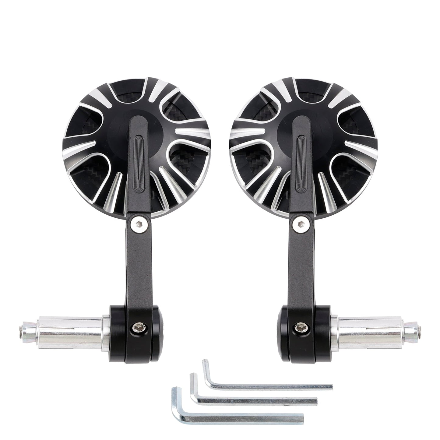 CNC Bar End Mirror Set For Aprilia RS660 Tuono 660 RSV4 Tuono V4 Dorsoduro