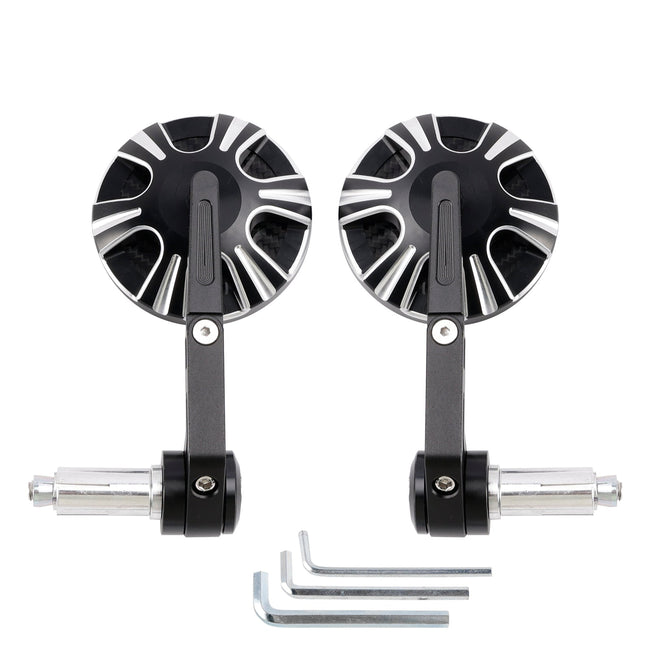 CNC Bar End Mirror Set For Aprilia RS660 Tuono 660 RSV4 Tuono V4 Dorsoduro