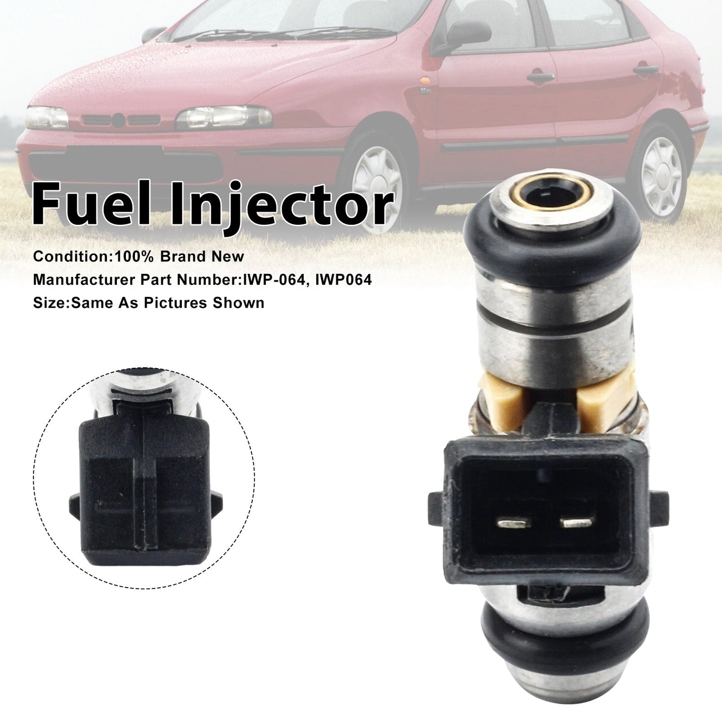 1Pcs Fuel Injector For Fiat Brava 96-02 For Lancia Dedra 96-99 IWP064