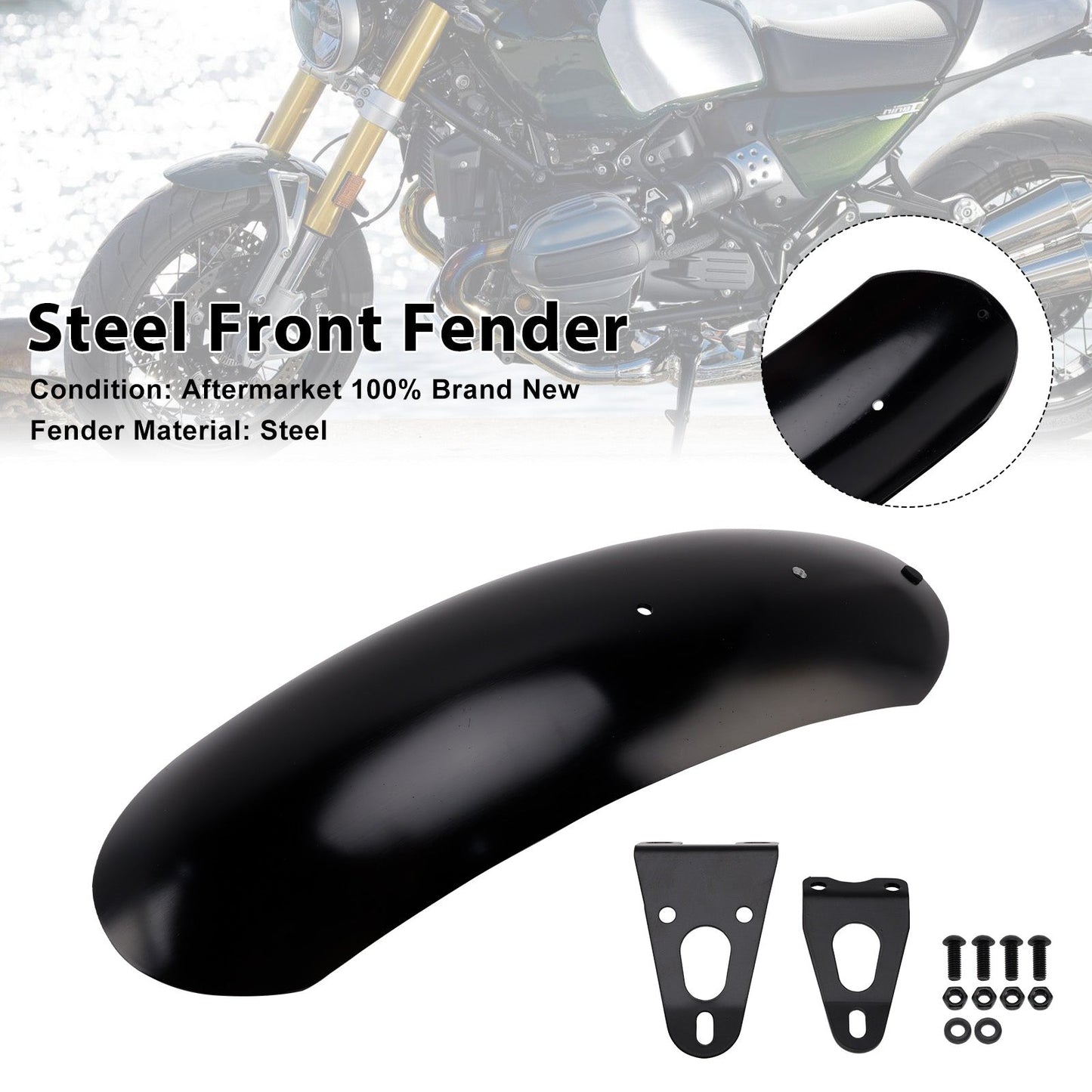 2017-2023 BMW R nineT Pure Steel Front Fender