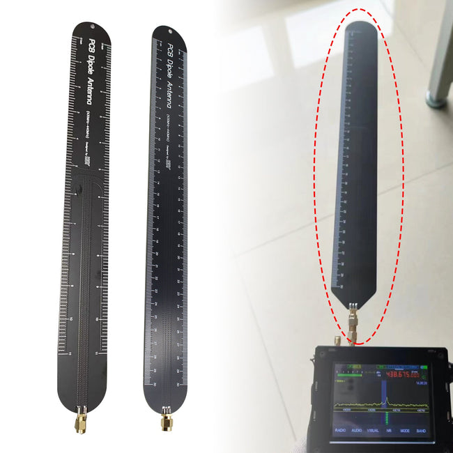 PDA435 Dipole Antenna Ruler Antenna Walkie-Talkie Antenna Amateur Band Antenna