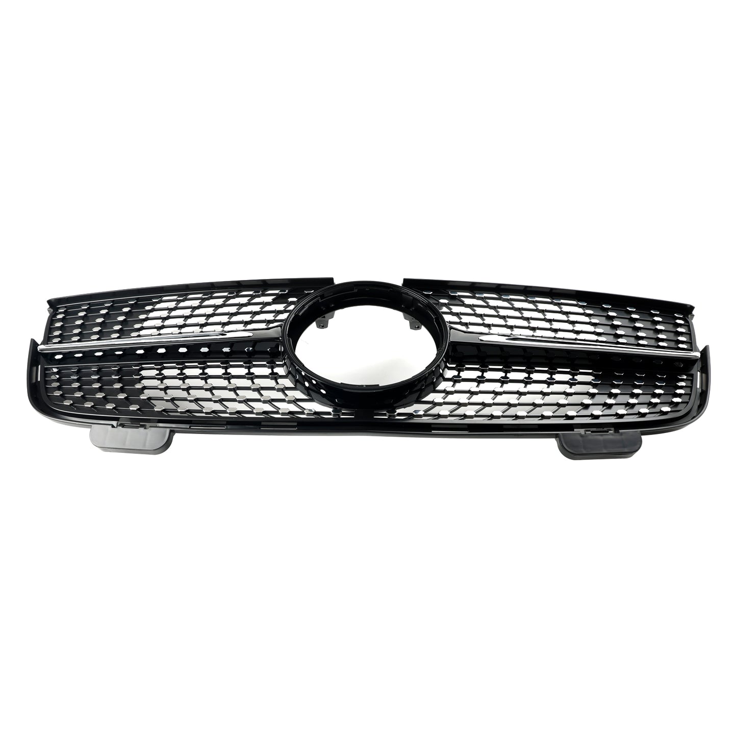 Diamonds Front Bumper Grille Fit Mercedes Benz GL-Class X164 2007-2009 Chrome