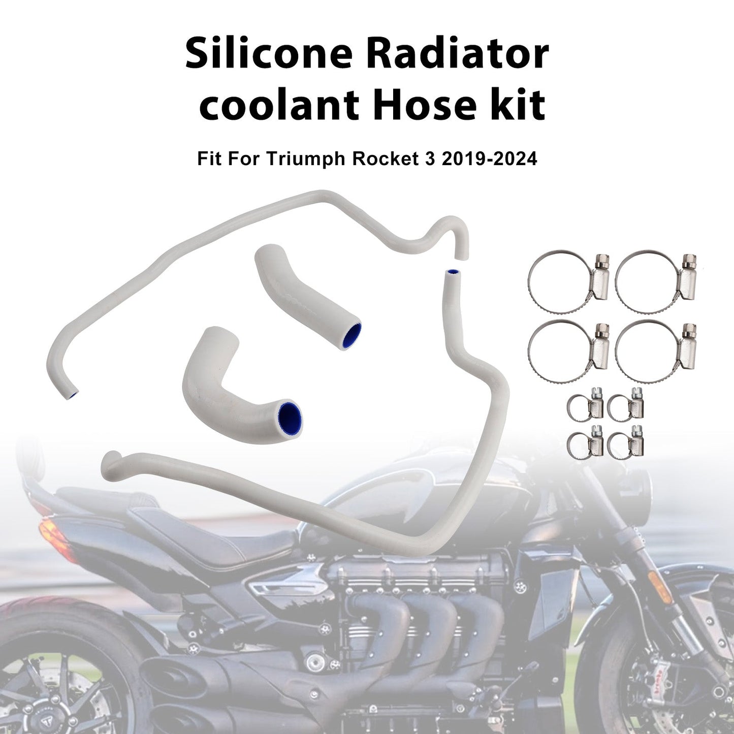 2019-2024 Rocket 3 Silicone Radiator coolant Hose kit