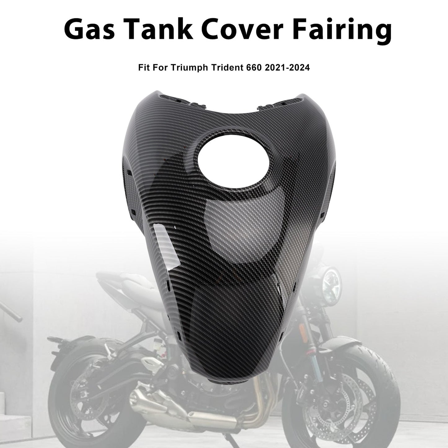 2021-2024 or Trident 660 Gas Tank Cover Fairing Protector F