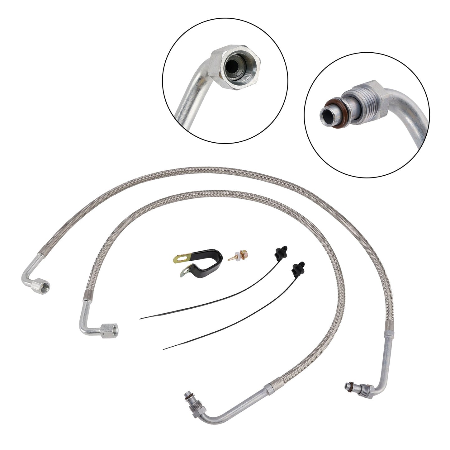 Pair Oil Cooler Lines Oil Hose 2204030 For Polaris Magnum Trail Boss 330 03-08