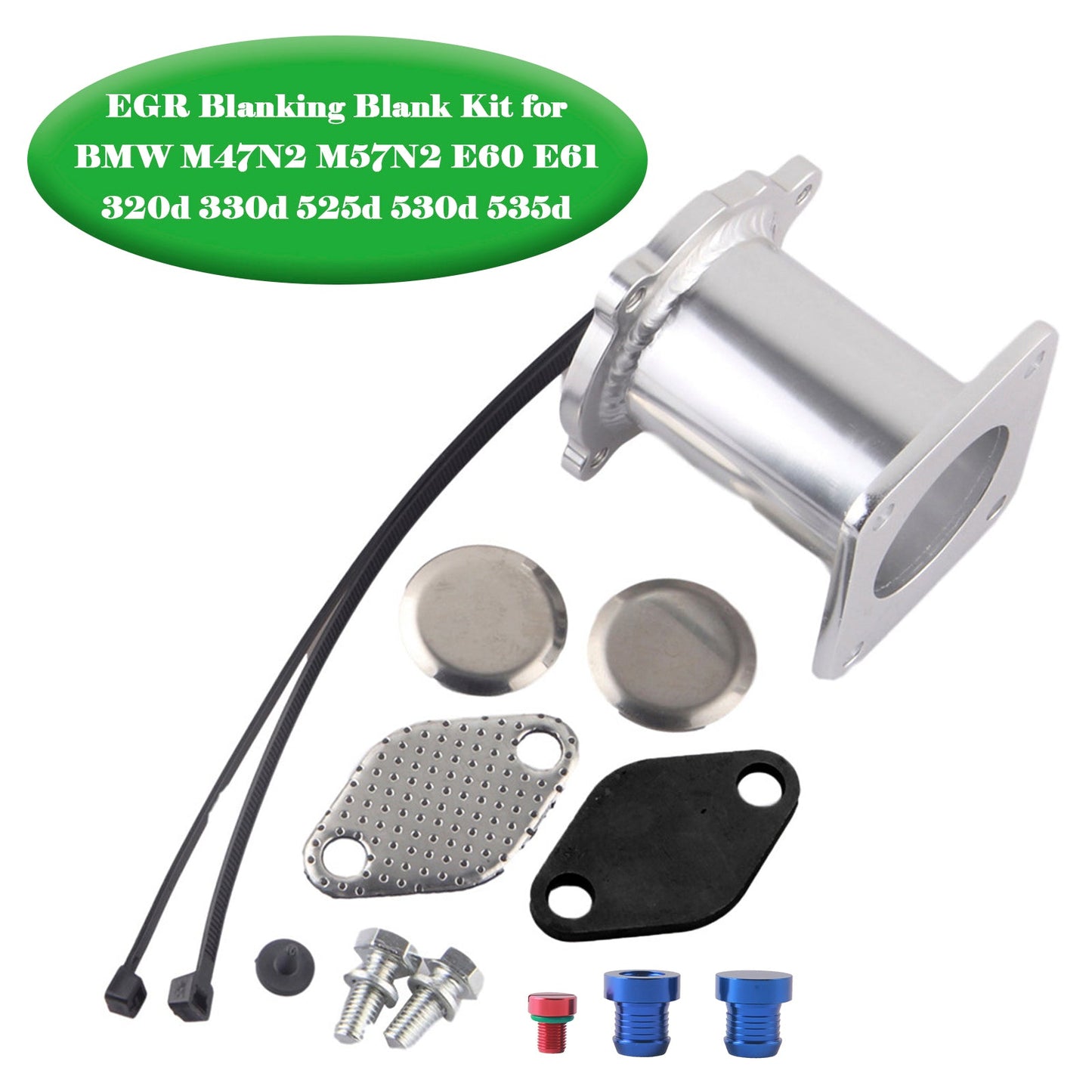 2005-2009 BMW 3 series E93 330d EGR Blanking Blank Kit M47N2 M57N2