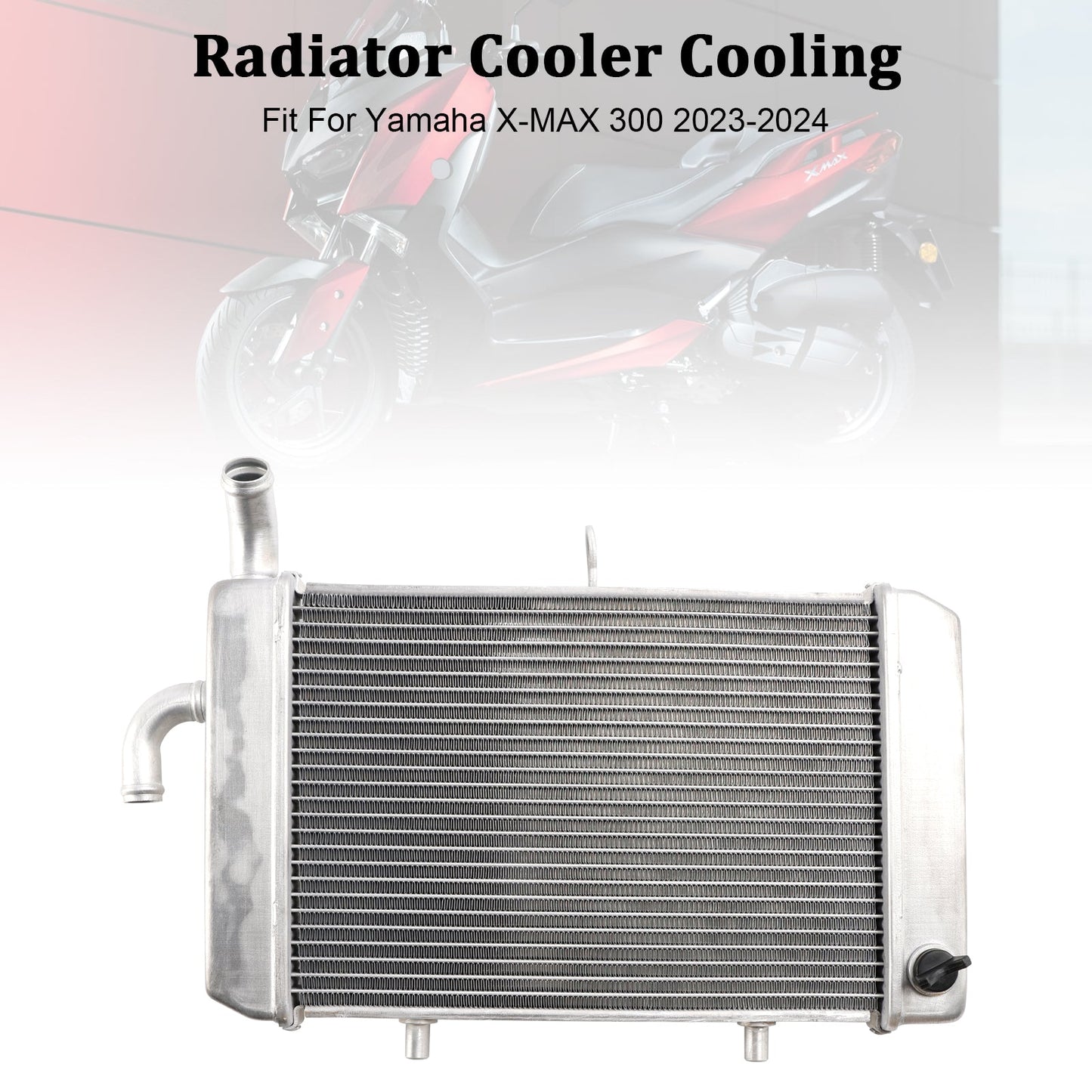 2023-2024 Yamaha X-MAX 300 XMAX Radiator Cooling Engine Cooler