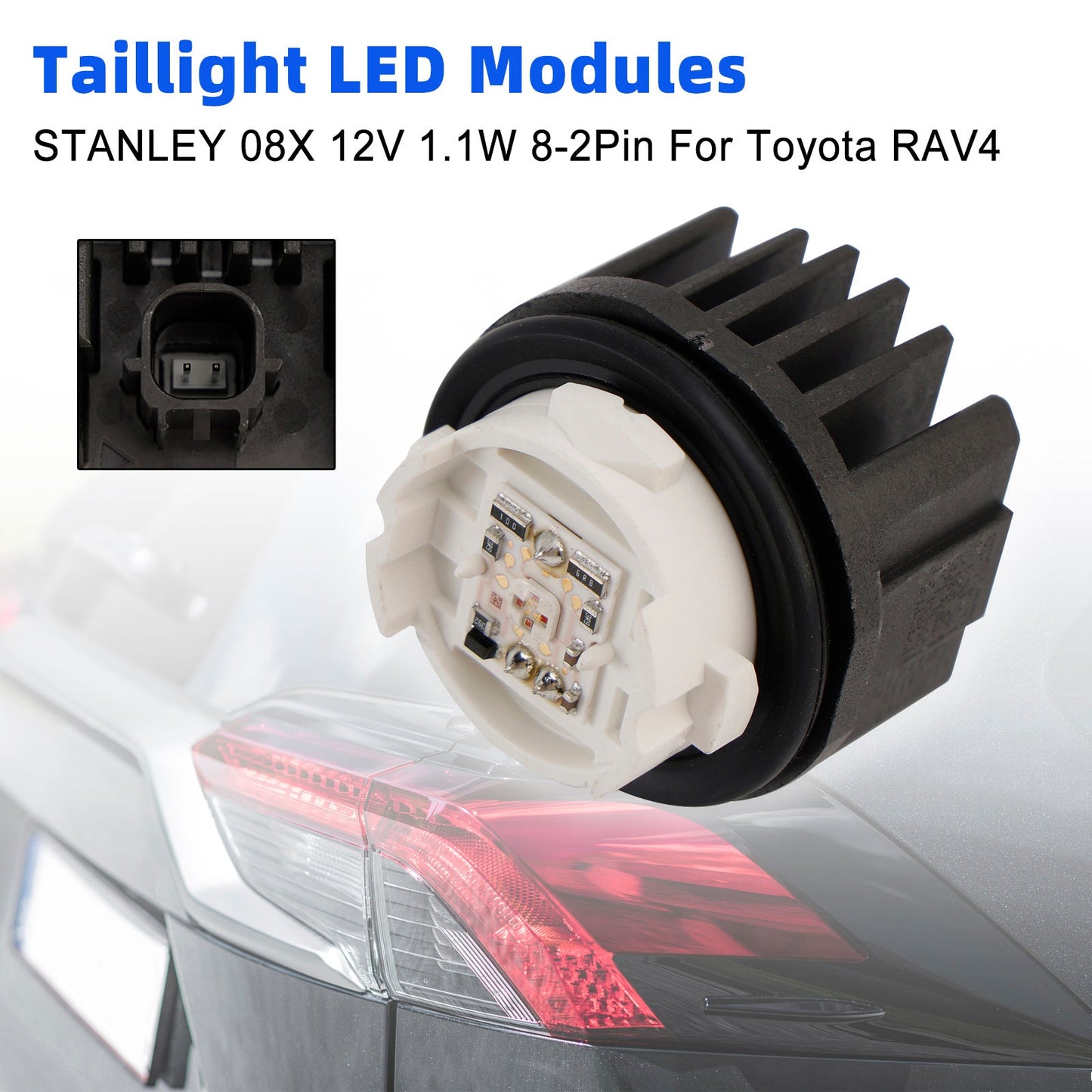 Taillight LED Modules STANLEY 08X 12V 1.1W 8-2Pin For Toyota RAV4