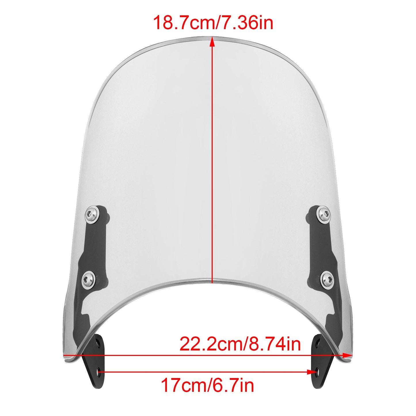Windshield Windscreen for Kawasaki Eliminator 400 450 23-24 Eliminator 500 2024