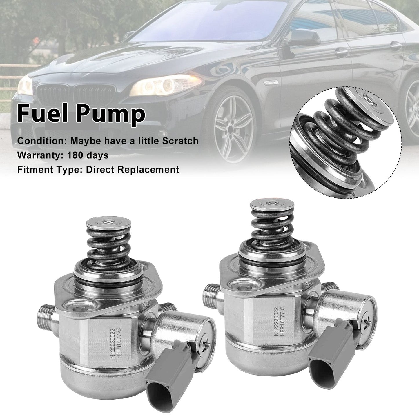 2010-2012 BMW 750Li xDrive F01 High Pressure Fuel Pump 13517595339 0261520144