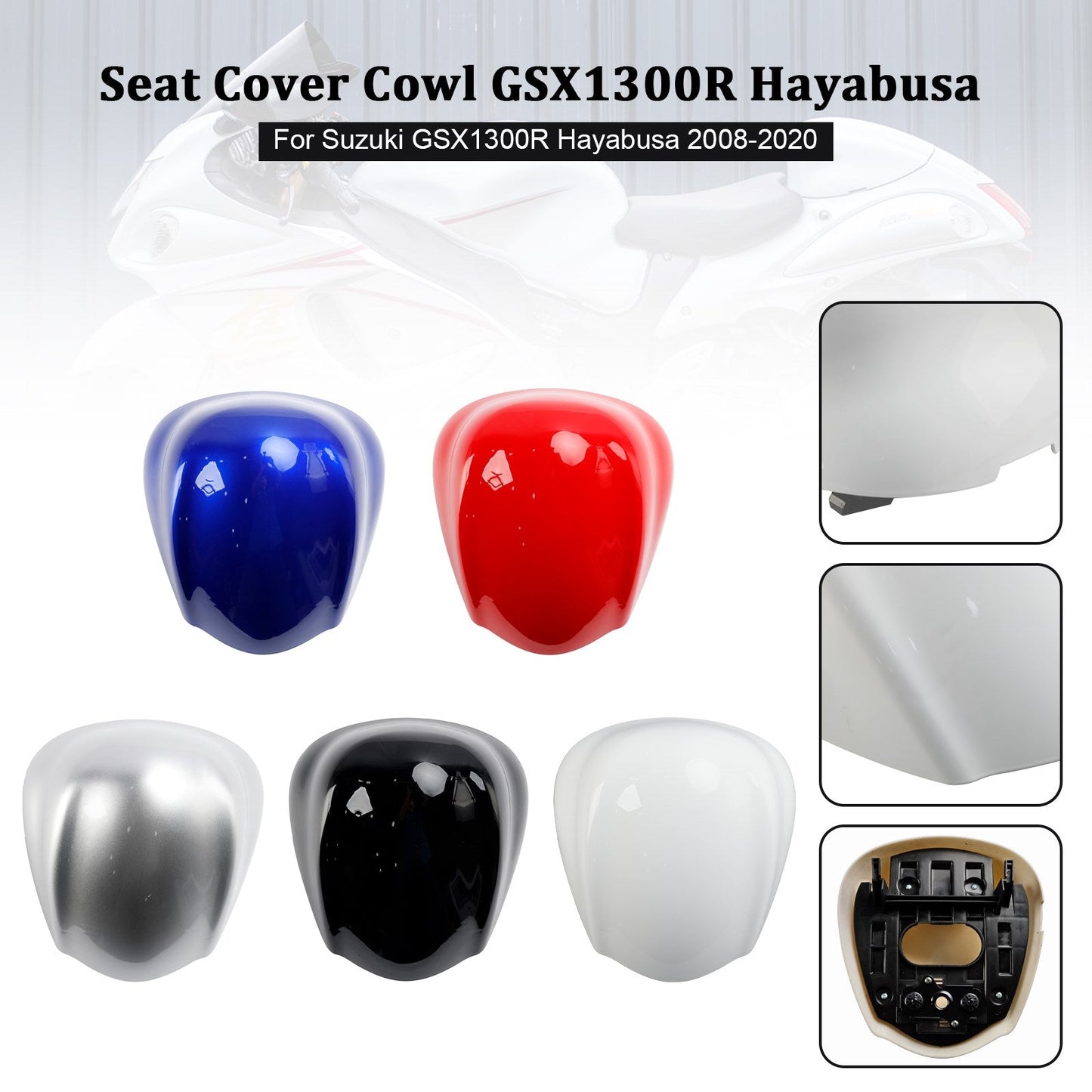 2008-2020 Suzuki GSX1300R GSX-R1300 Hayabusa Rear Seat Fairing Cover